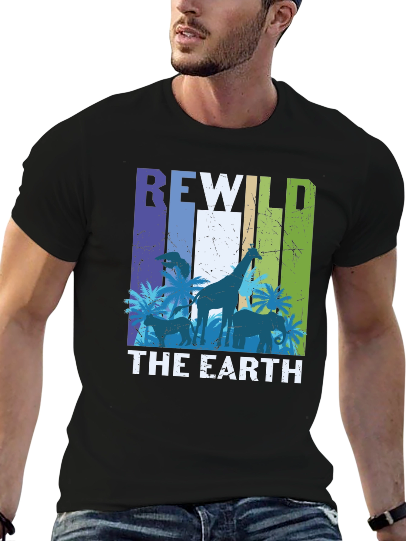 Rewild The Earth Graphic Tee