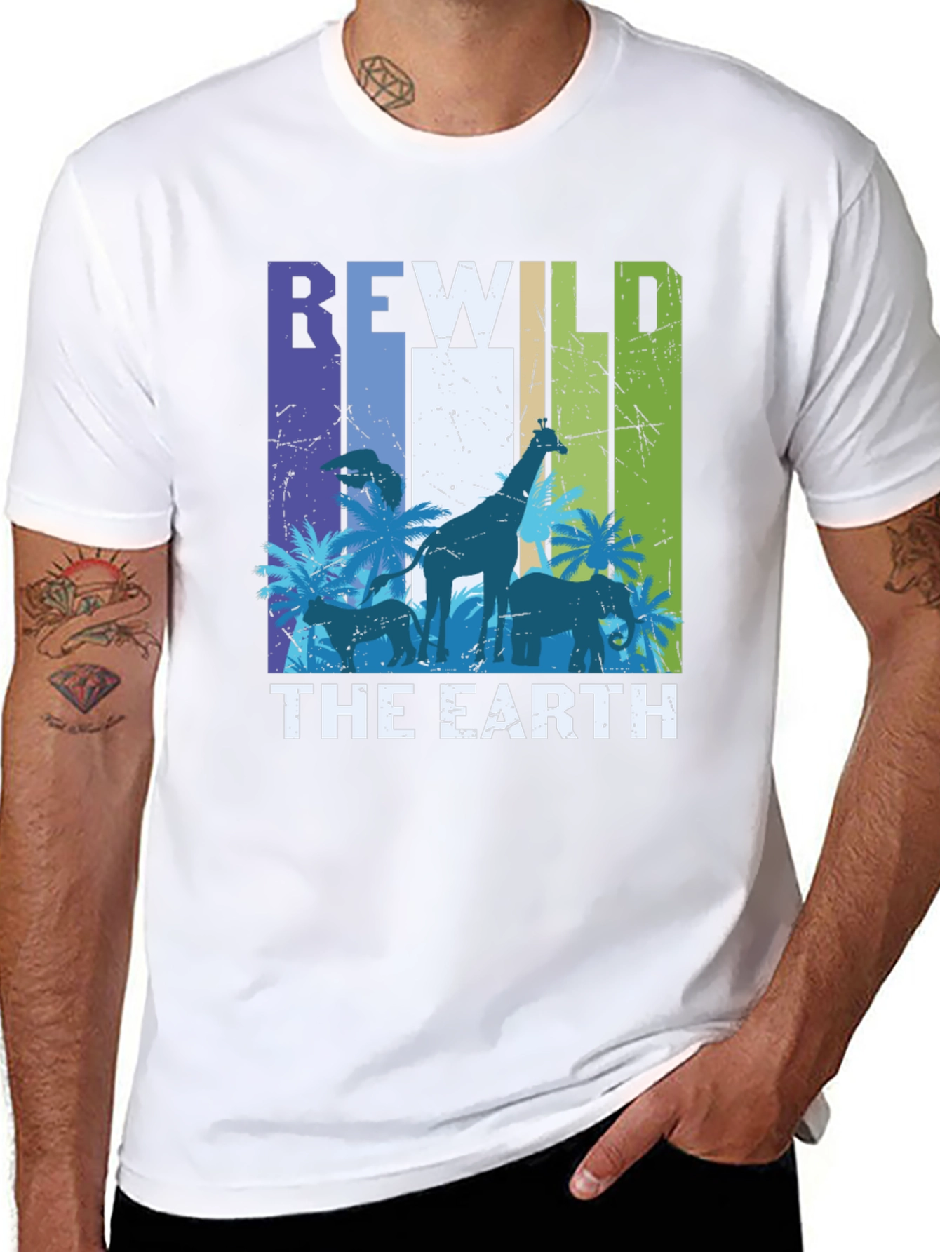 Rewild The Earth Graphic Tee