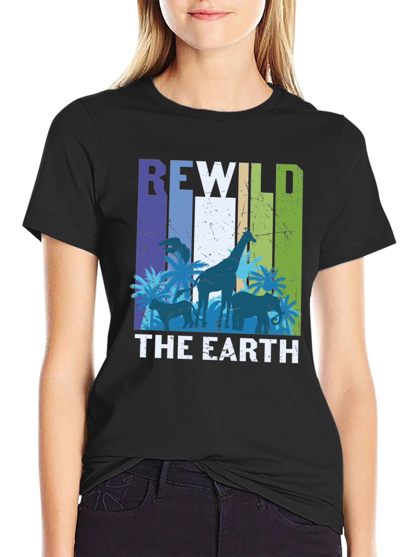 Rewild The Earth Graphic Tee