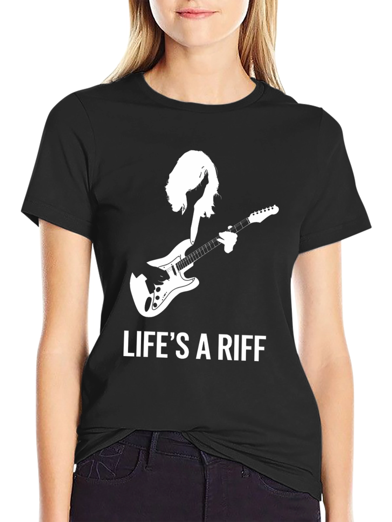 Lifes a Riff Graphic Tee - Music Lover T-Shirt