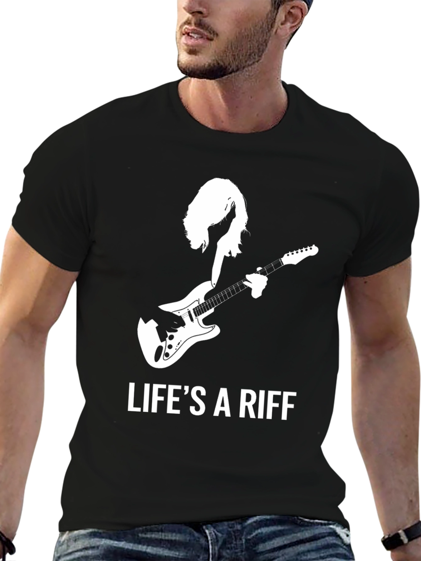 Lifes a Riff Graphic Tee - Music Lover T-Shirt
