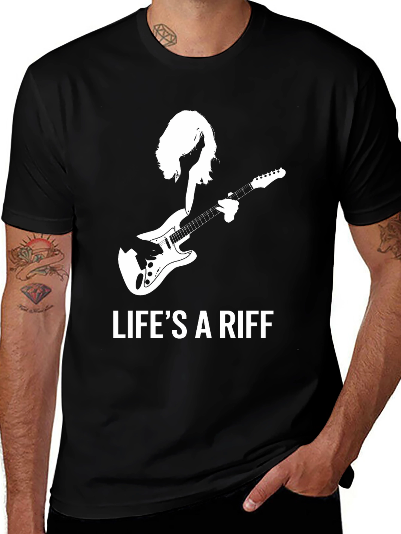 Lifes a Riff Graphic Tee - Music Lover T-Shirt