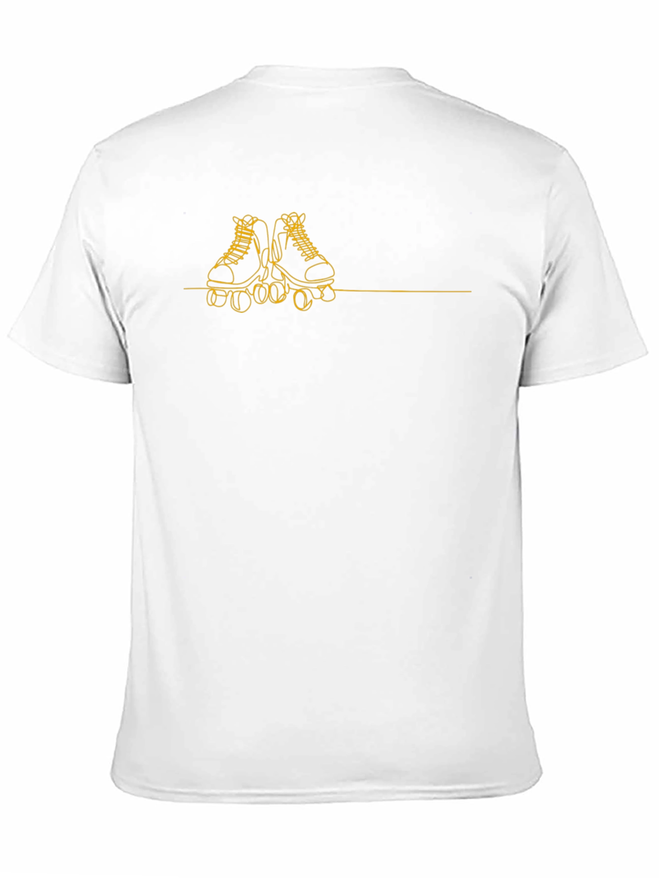 Roller Skate Graphic Tee - Black Cotton T-Shirt