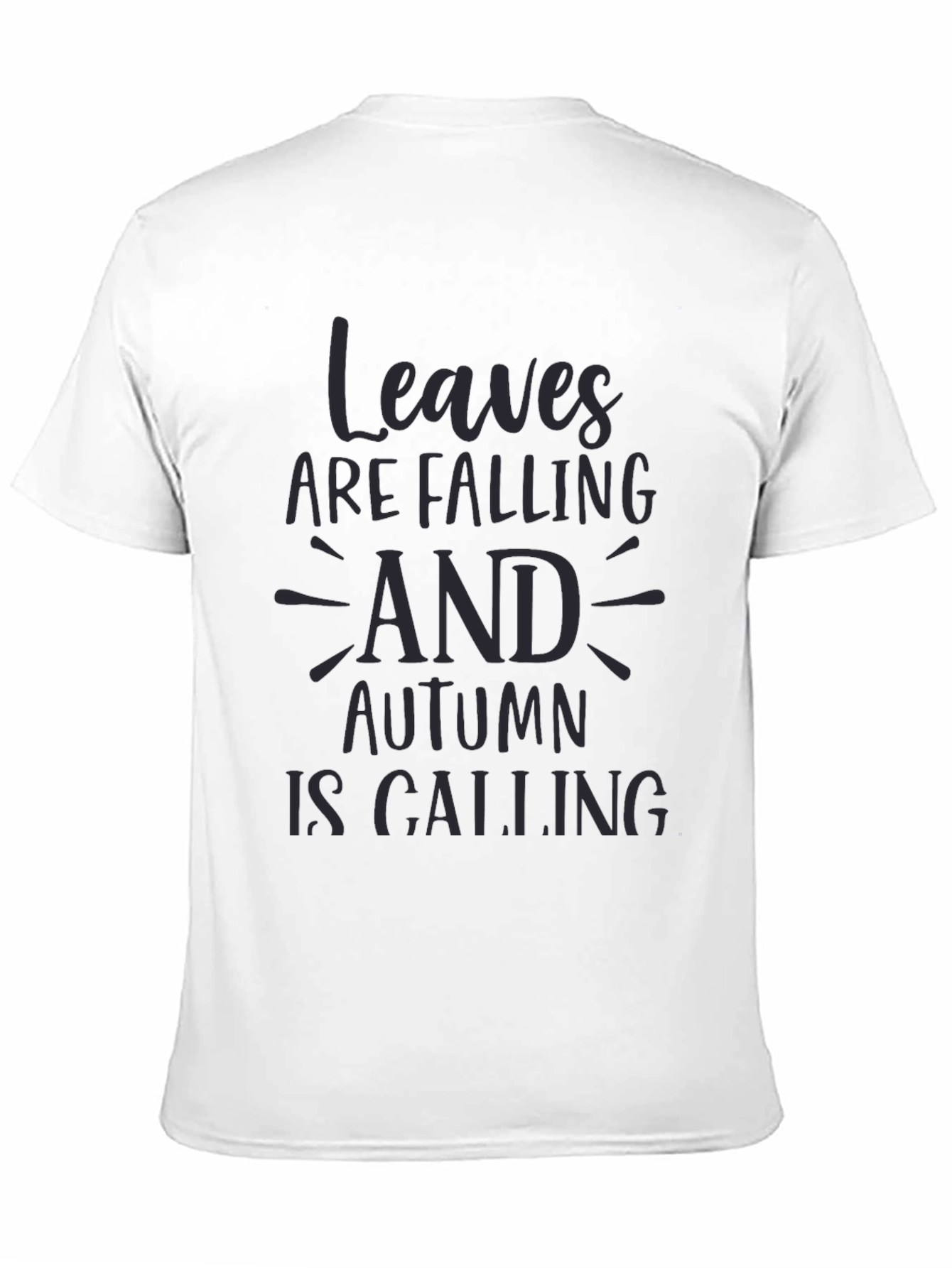Autumn Calling Graphic Tee - Black