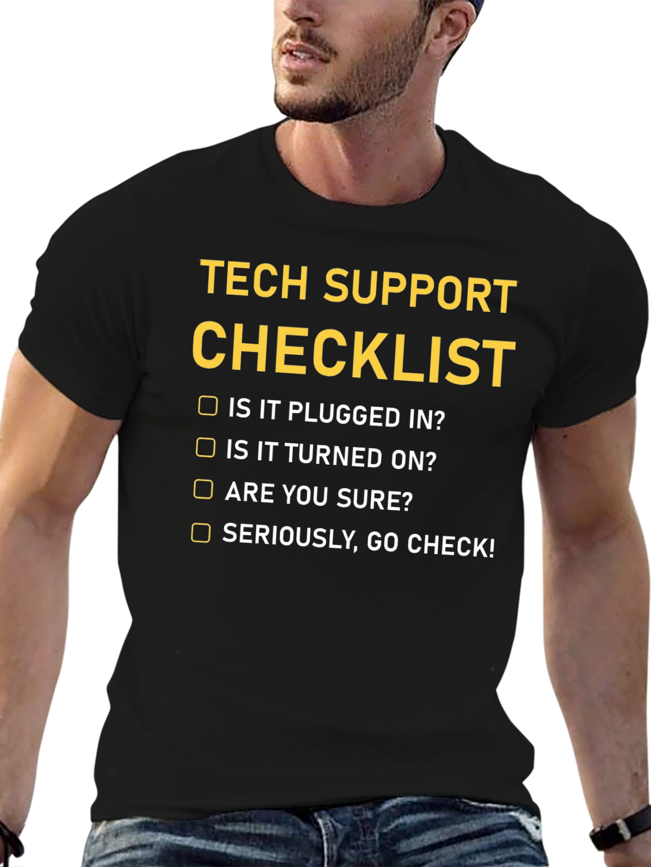 Tech Support Checklist T-Shirt