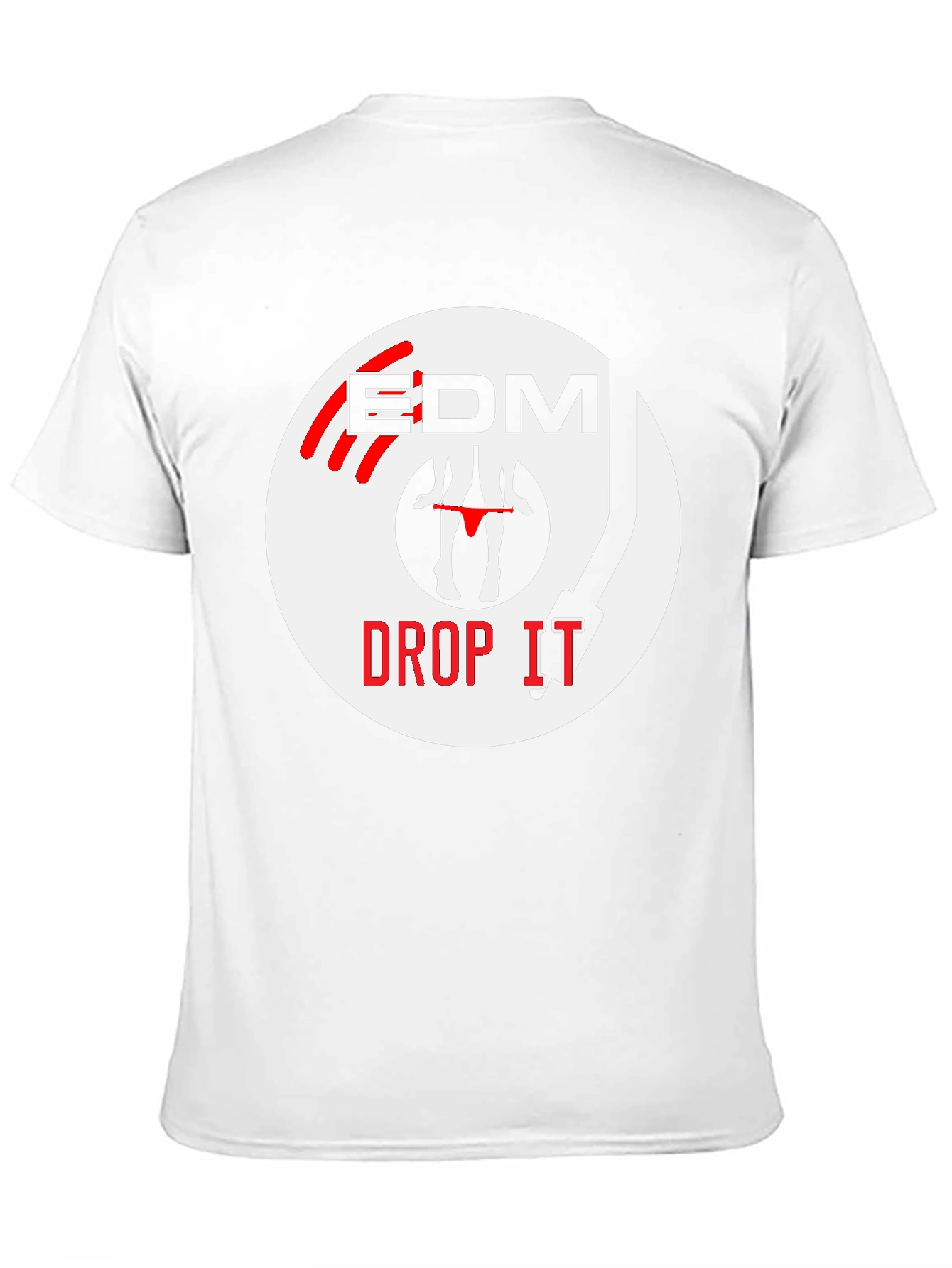 EDM Drop It T-Shirt - Turntable Graphic Tee