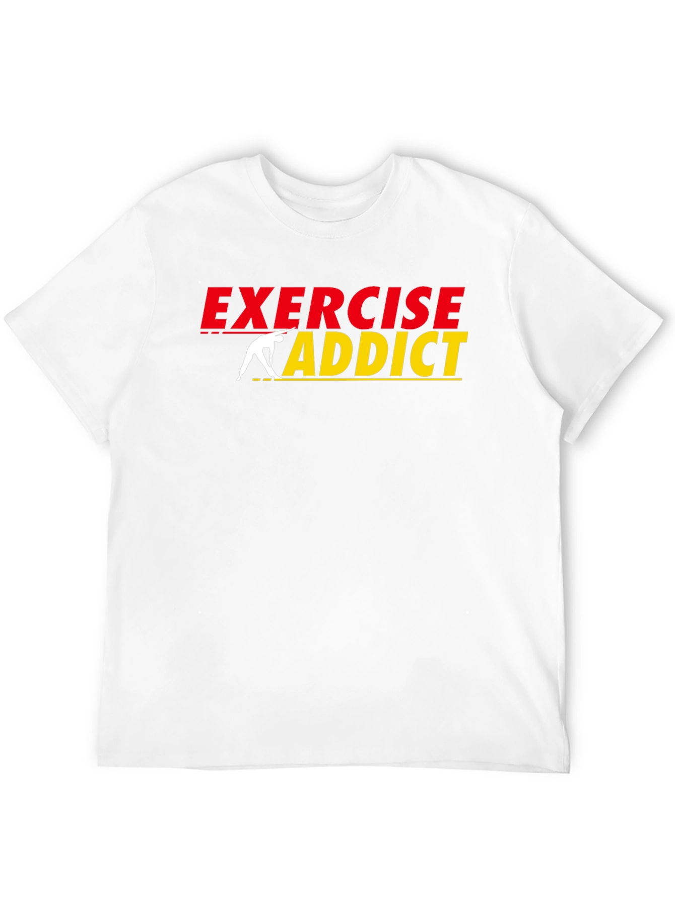 Exercise Addict Graphic Tee - Black