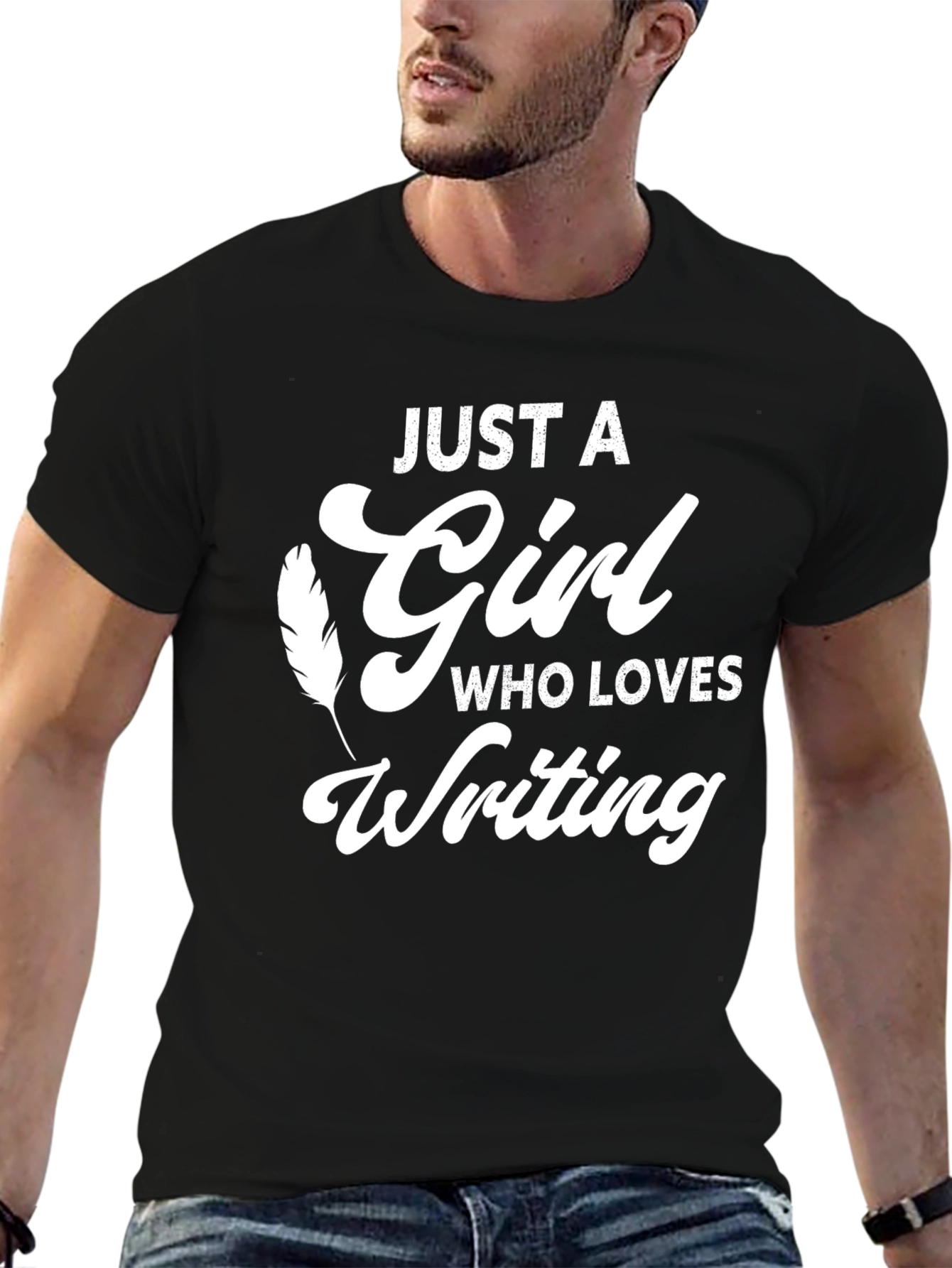 Just A Girl Who Loves Writing T-Shirt