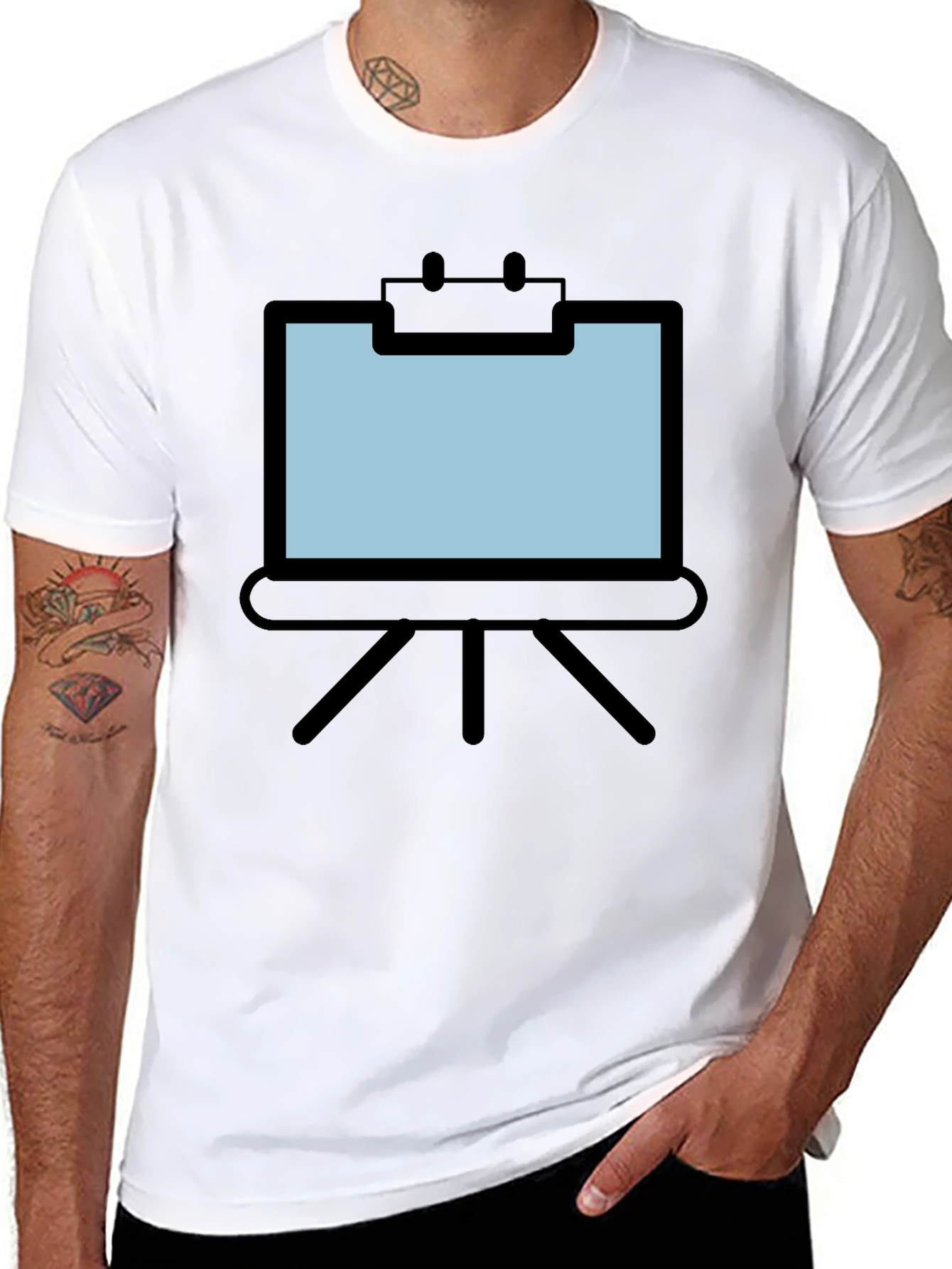 Easel Graphic Tee - Art Student Shirt