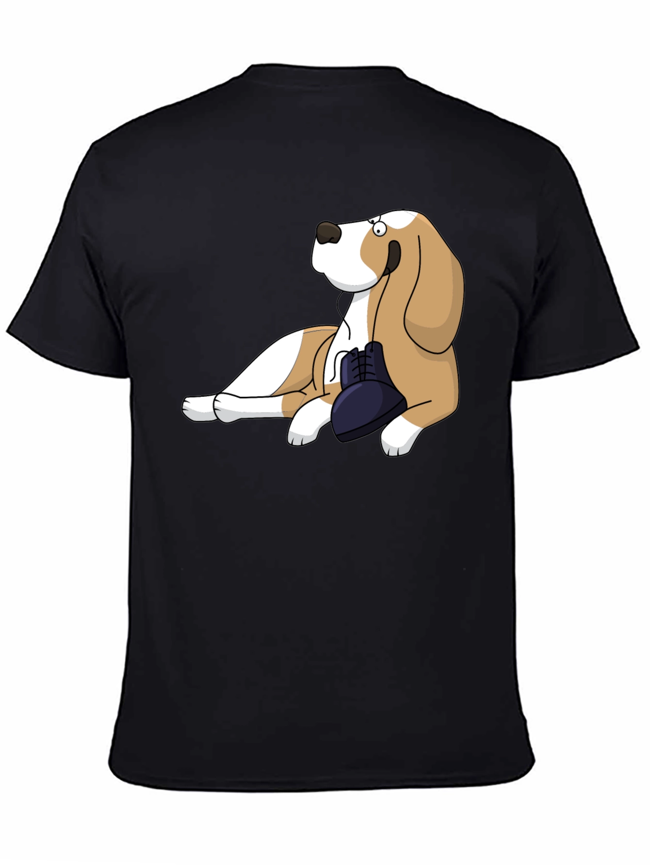 Dog with Shoe Graphic Tee