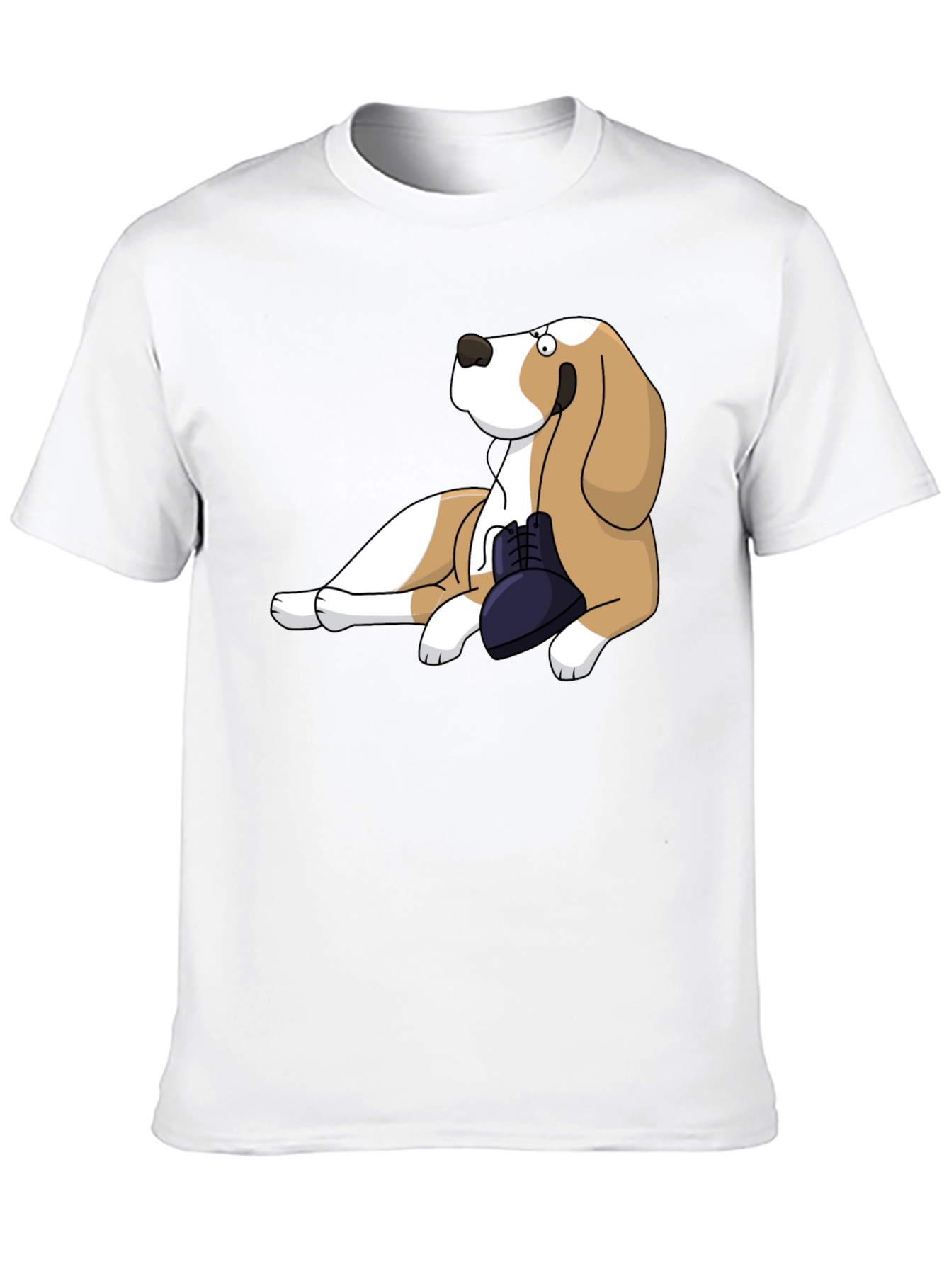 Dog with Shoe Graphic Tee