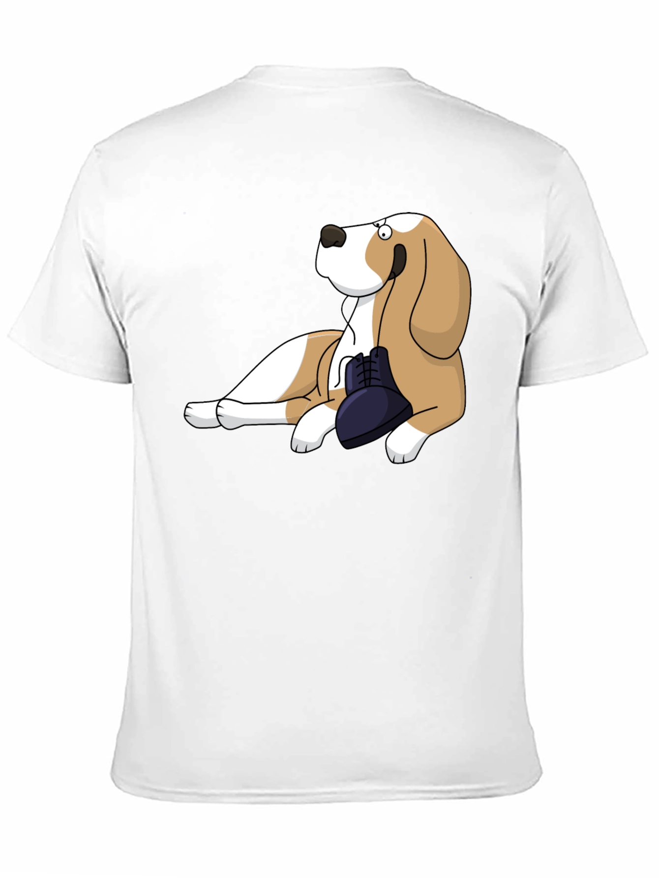 Dog with Shoe Graphic Tee