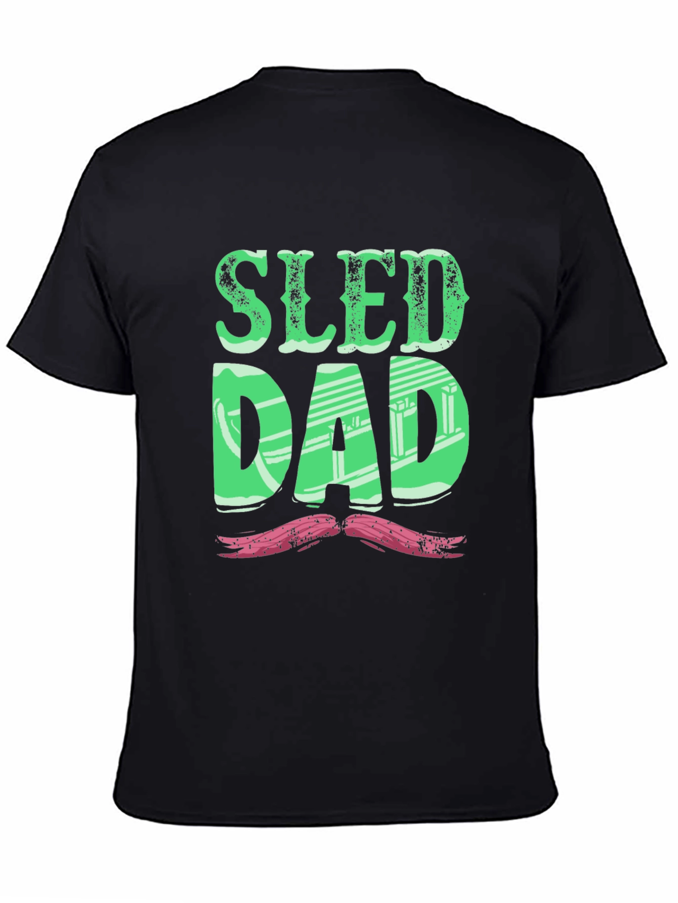 Sled Dad T-Shirt - Fun Winter Apparel
