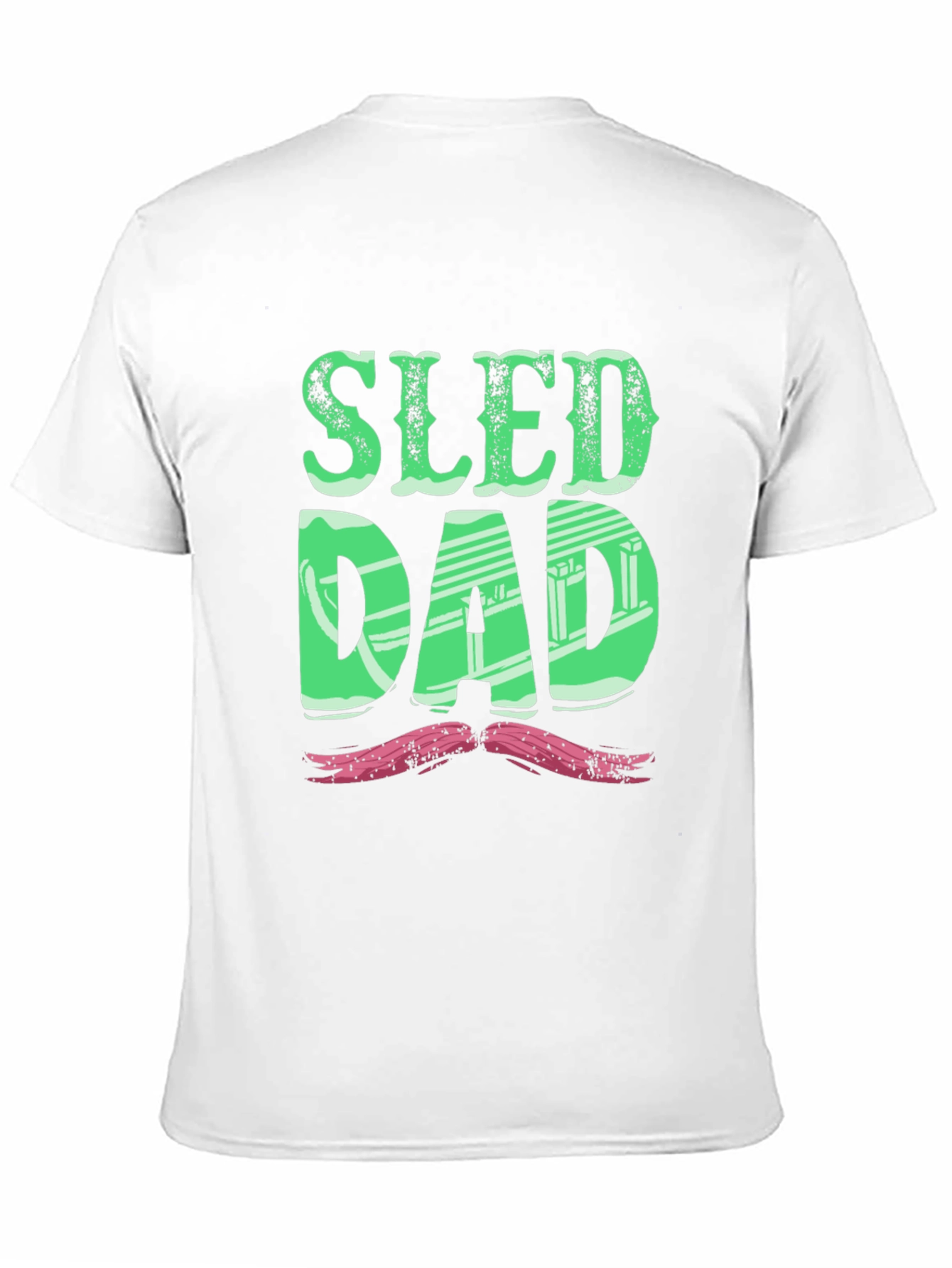 Sled Dad T-Shirt - Fun Winter Apparel