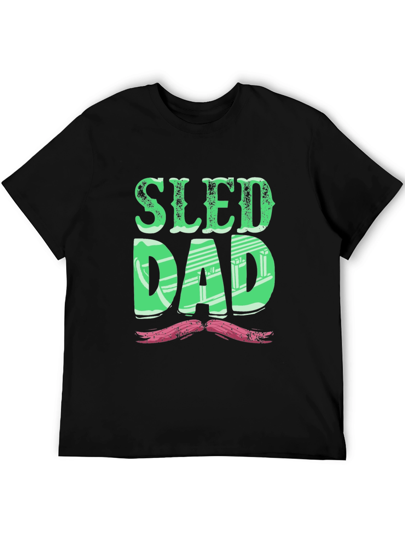 Sled Dad T-Shirt - Fun Winter Apparel
