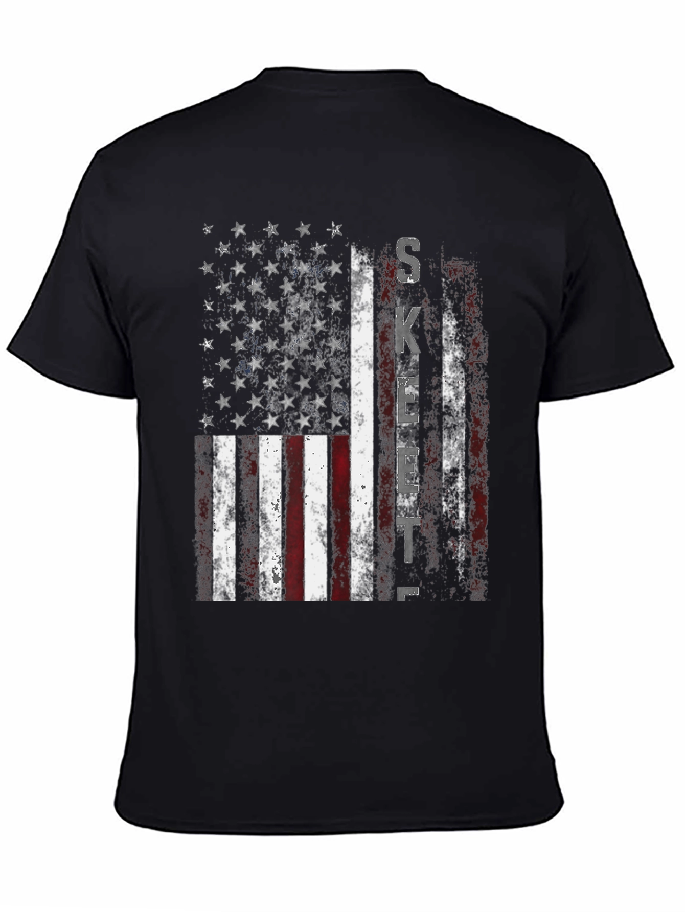 American Flag Skeet T-Shirt