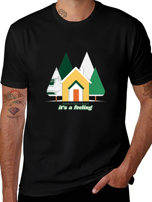 Home Is A Feeling Graphic Tee - Unisex Soft Cotton T-Shirt