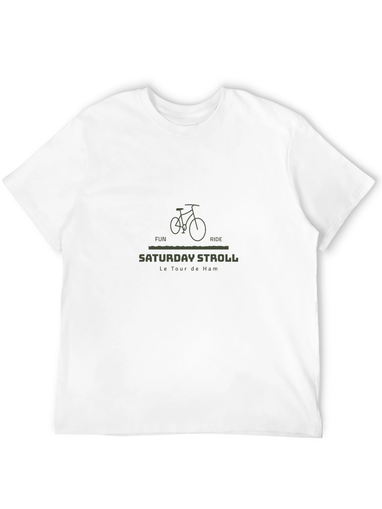 Saturday Stroll T-Shirt: Fun Ride Le Tour de Ham