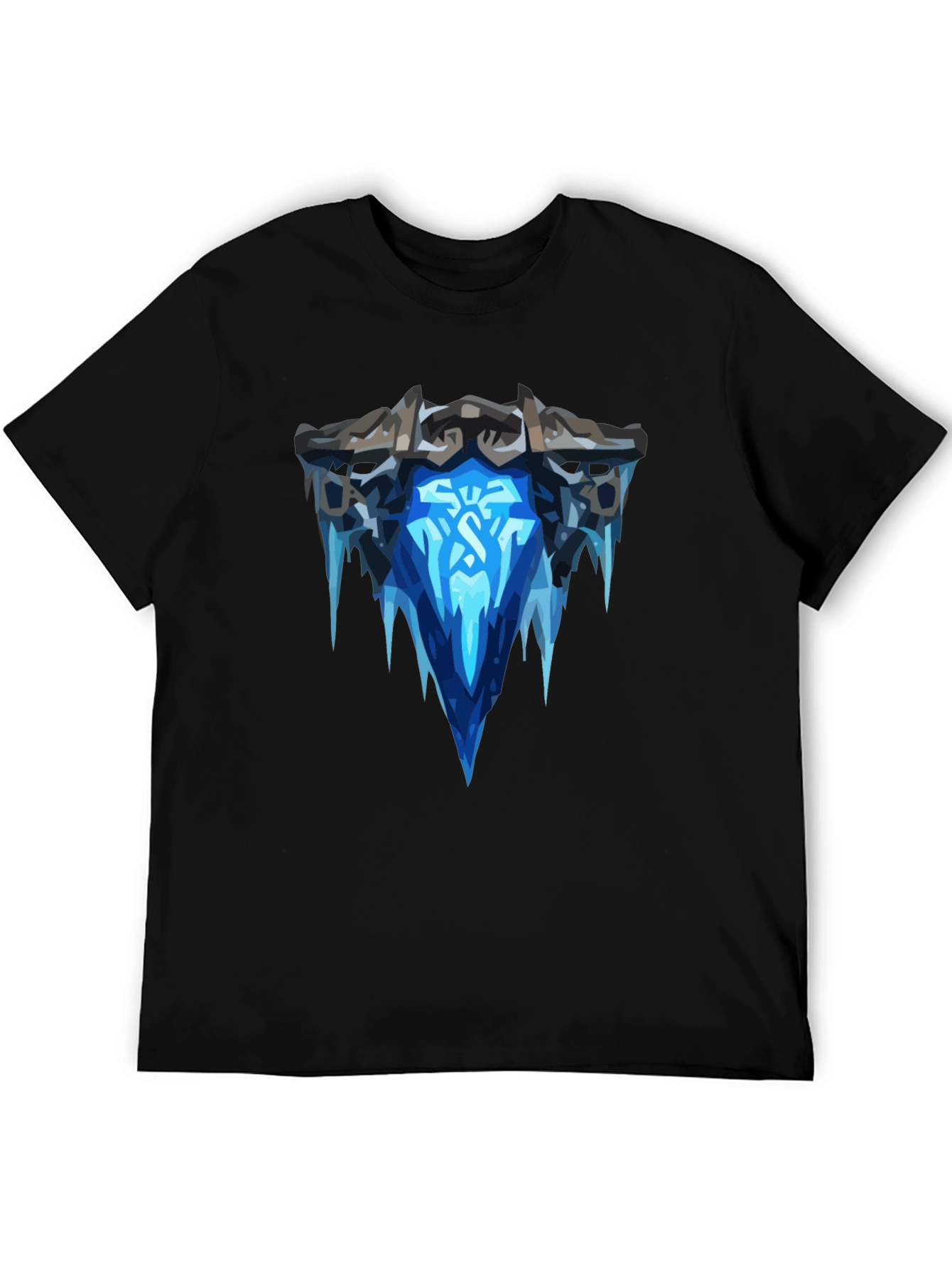 Ice Crown Black T-Shirt - Graphic Tee