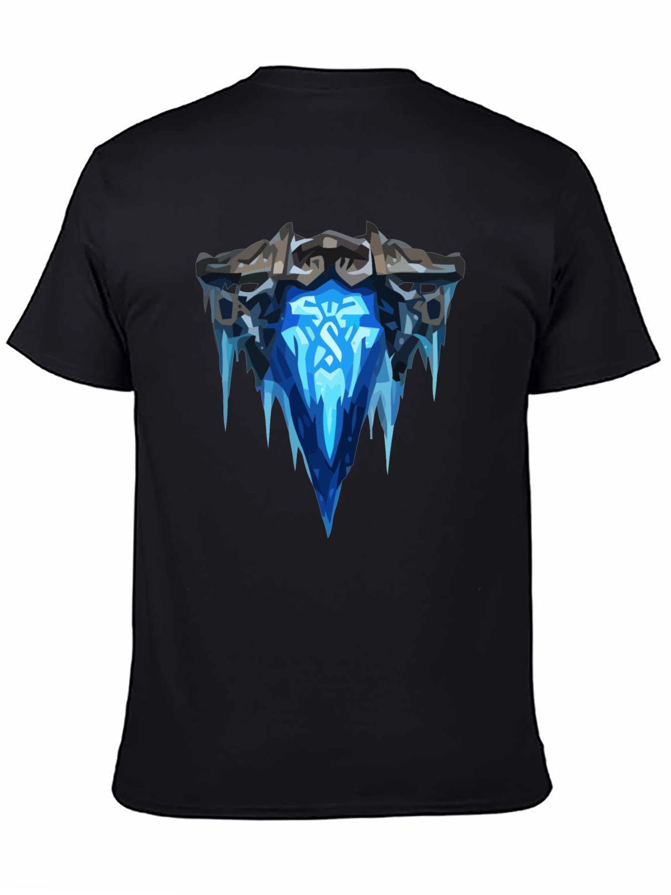 Ice Crown Black T-Shirt - Graphic Tee
