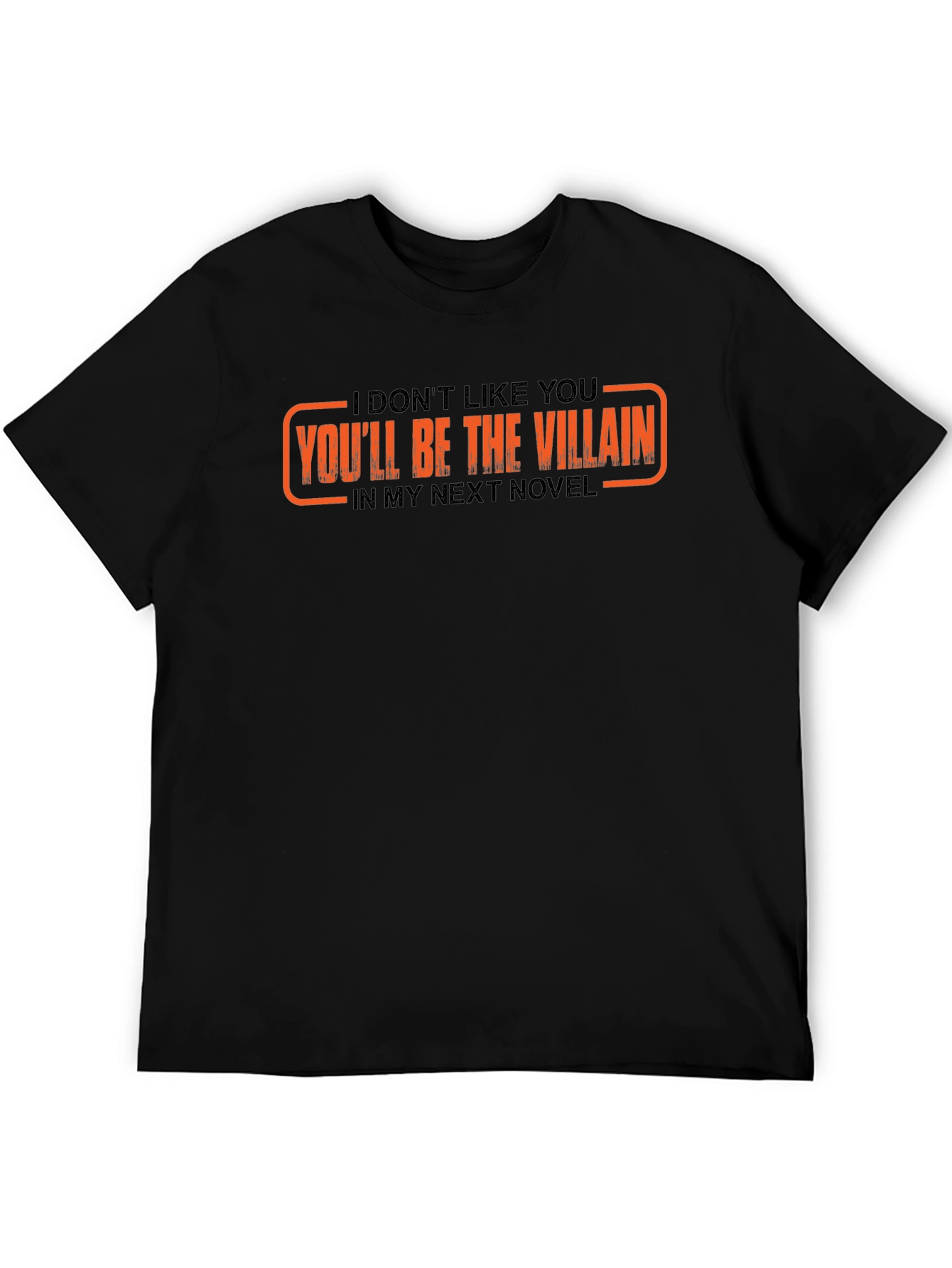 Villain Novel Tee - Sarcastic Novelist T-Shirt