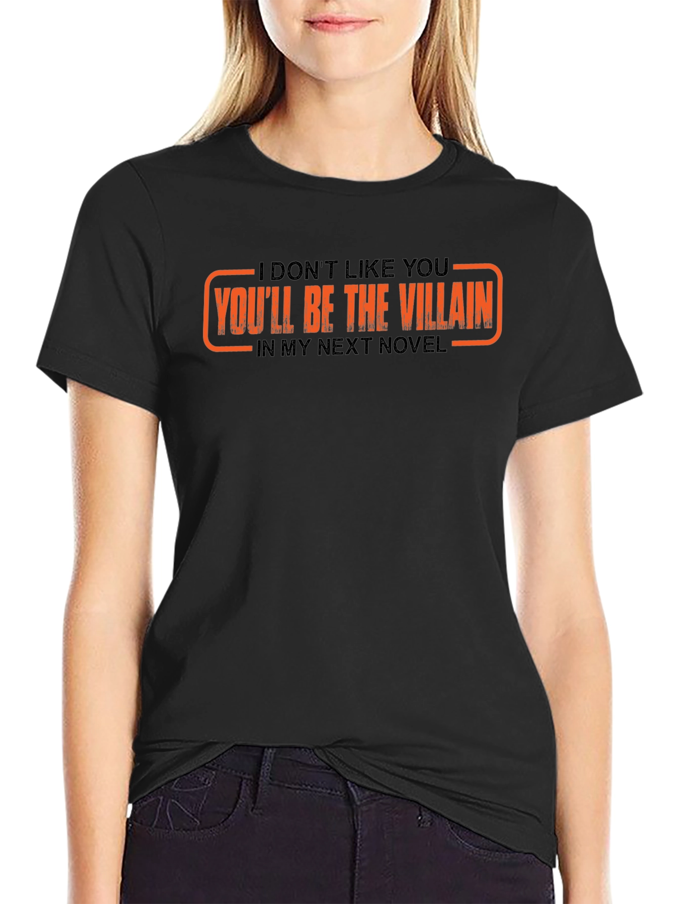 Villain Novel Tee - Sarcastic Novelist T-Shirt