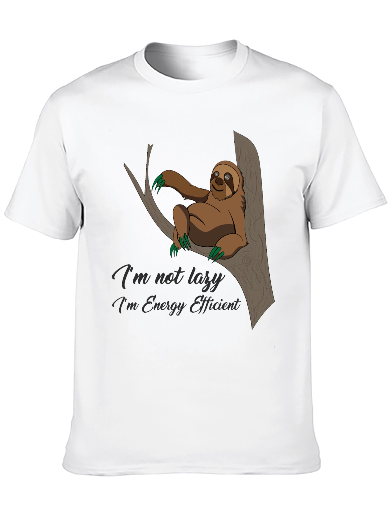 Sloth Energy Efficient Graphic Tee