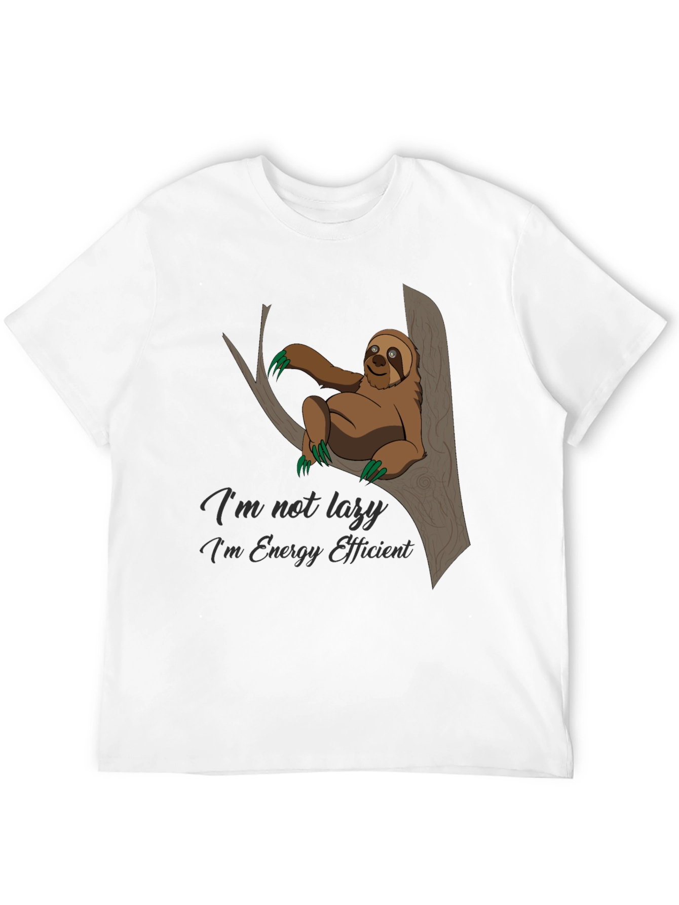 Sloth Energy Efficient Graphic Tee