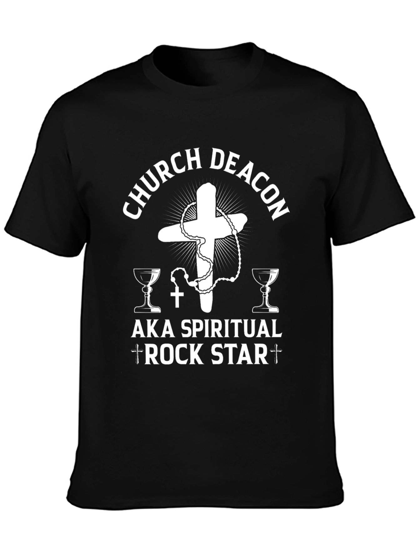 Church Deacon Spiritual Rock Star T-Shirt