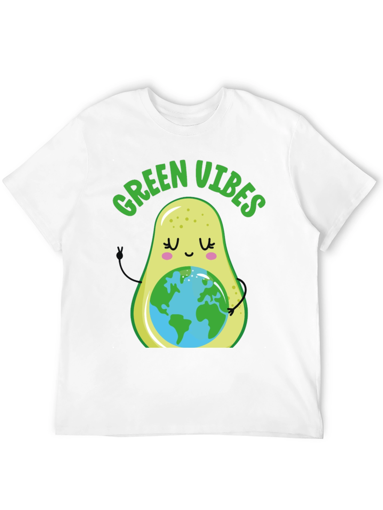 Green Vibes Avocado Earth T-Shirt