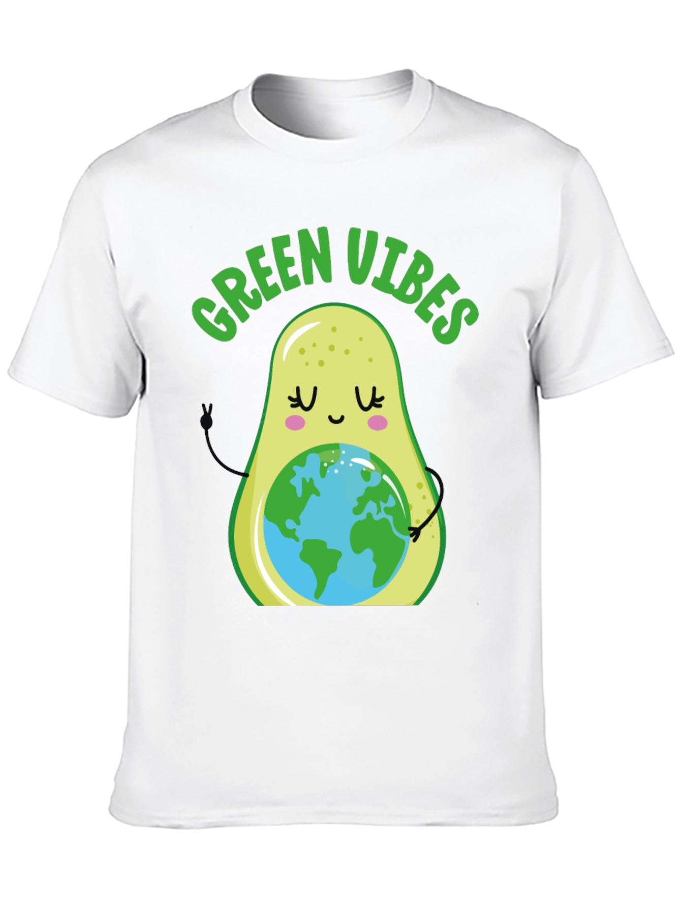 Green Vibes Avocado Earth T-Shirt