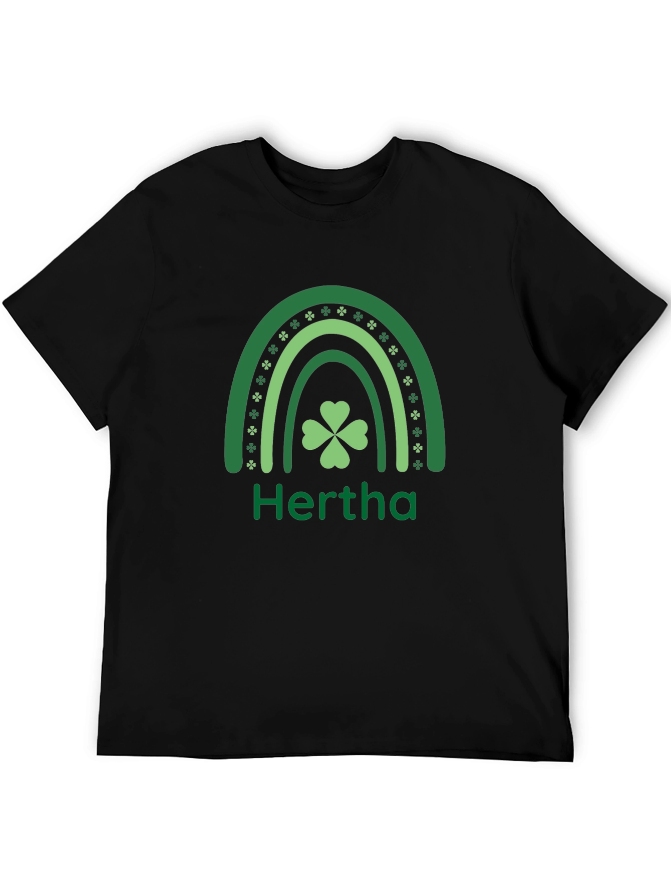 Hertha St. Patricks Day Shamrock Rainbow T-Shirt