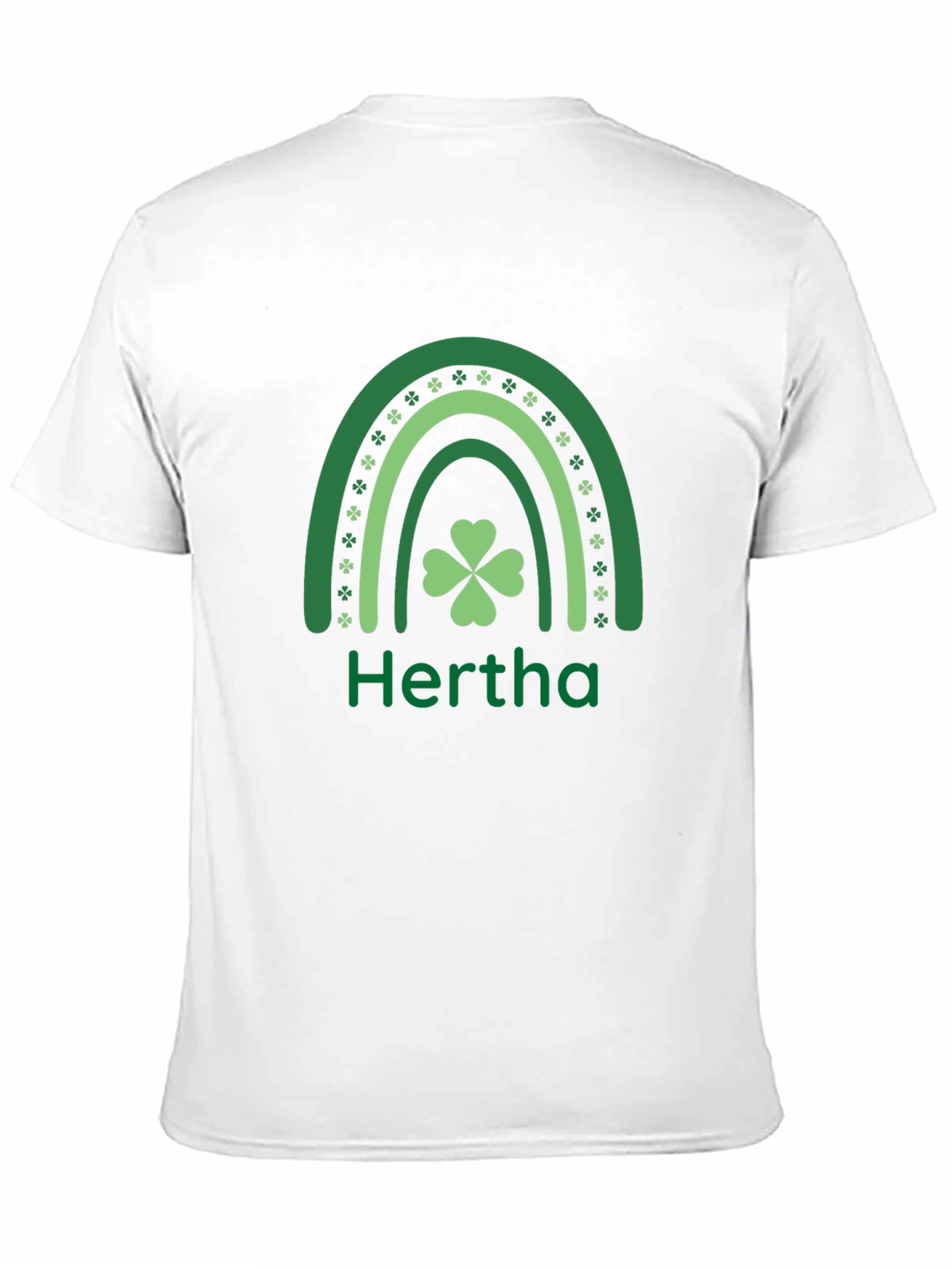 Hertha St. Patricks Day Shamrock Rainbow T-Shirt