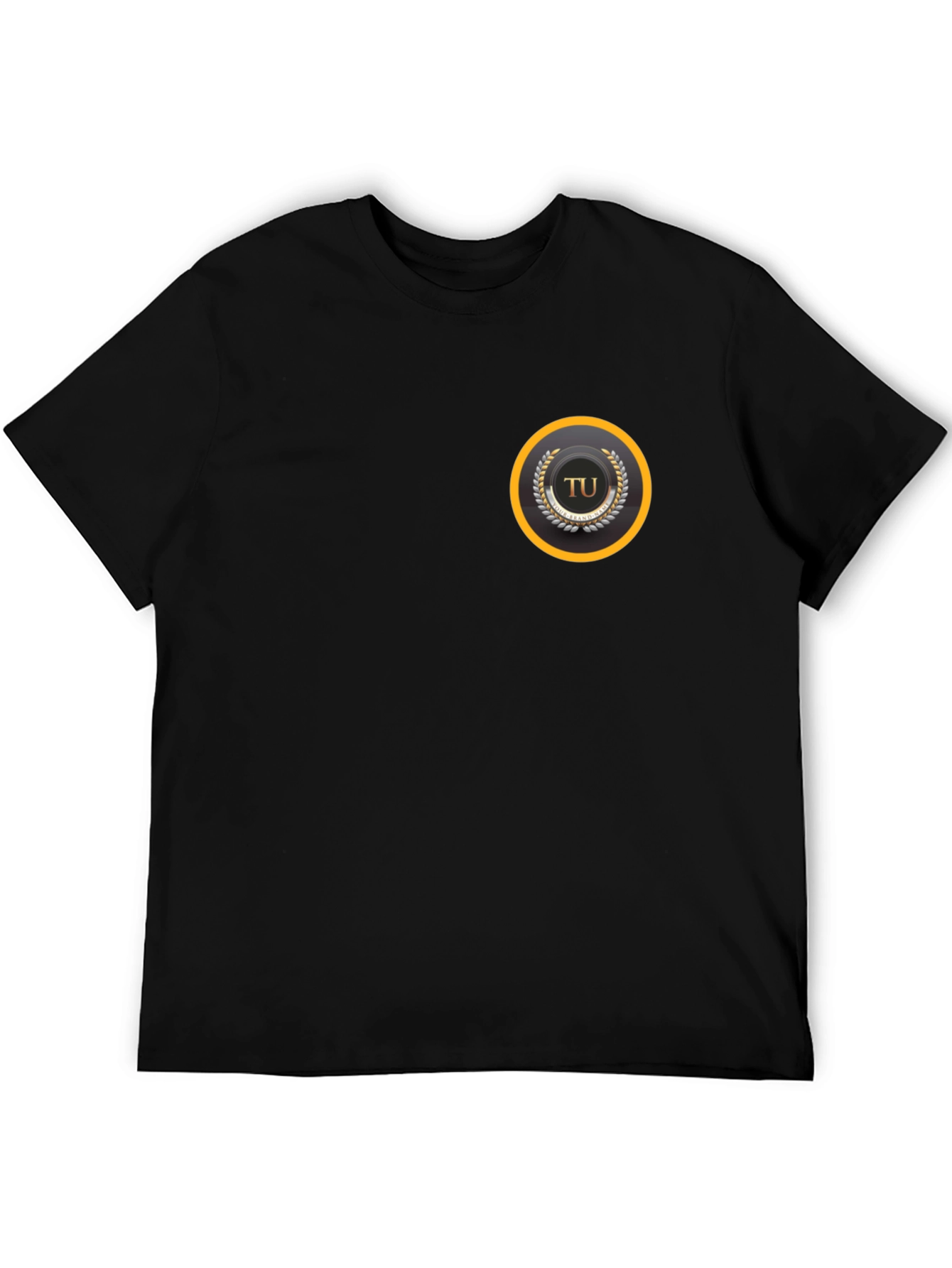 Black Tee with TU Emblem