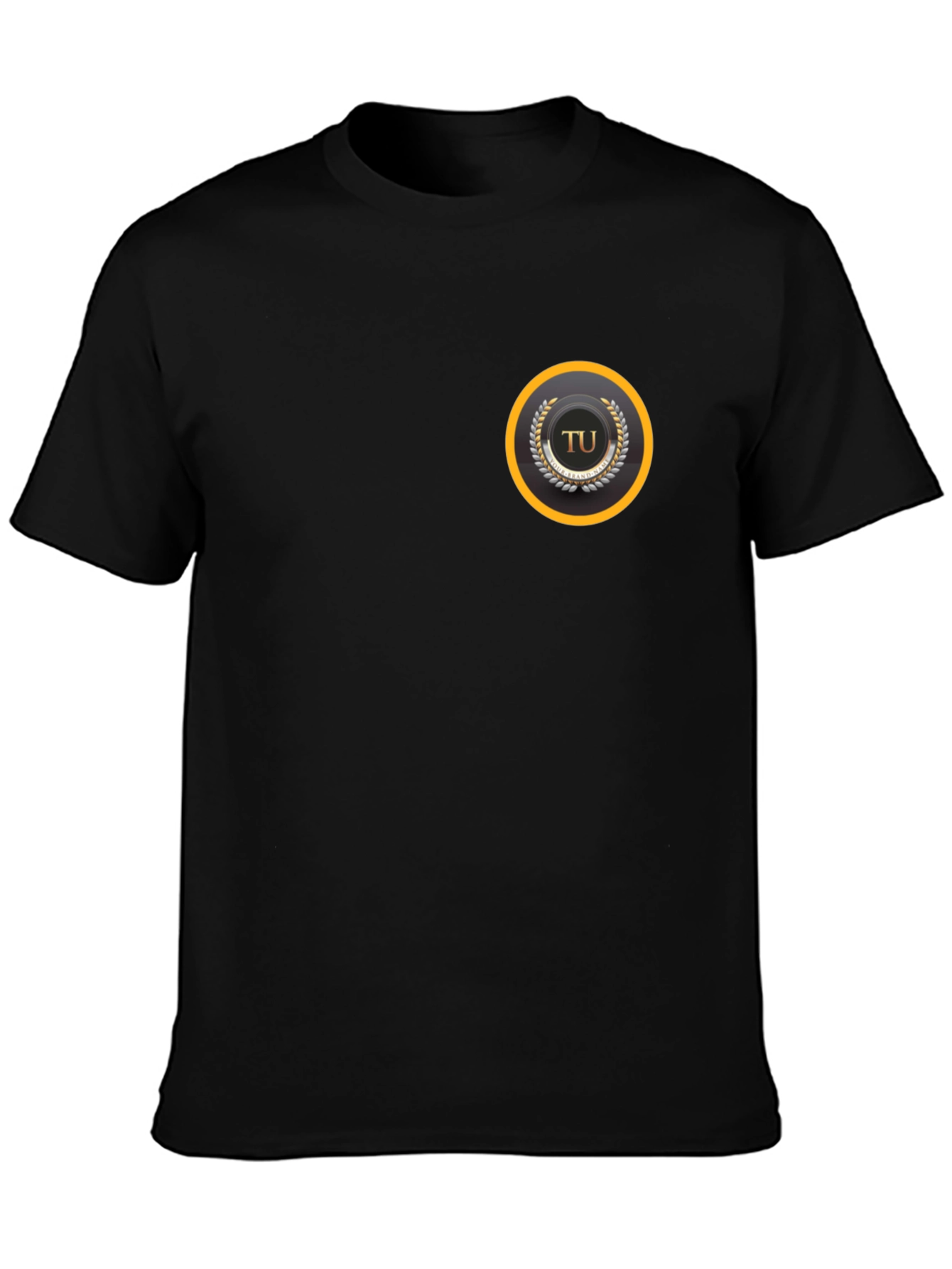 Black Tee with TU Emblem