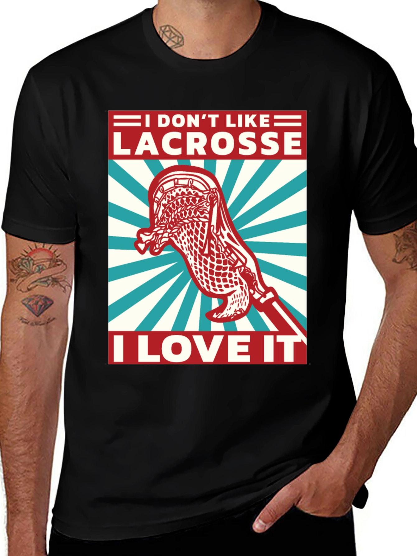 Lacrosse Lover Graphic T-Shirt