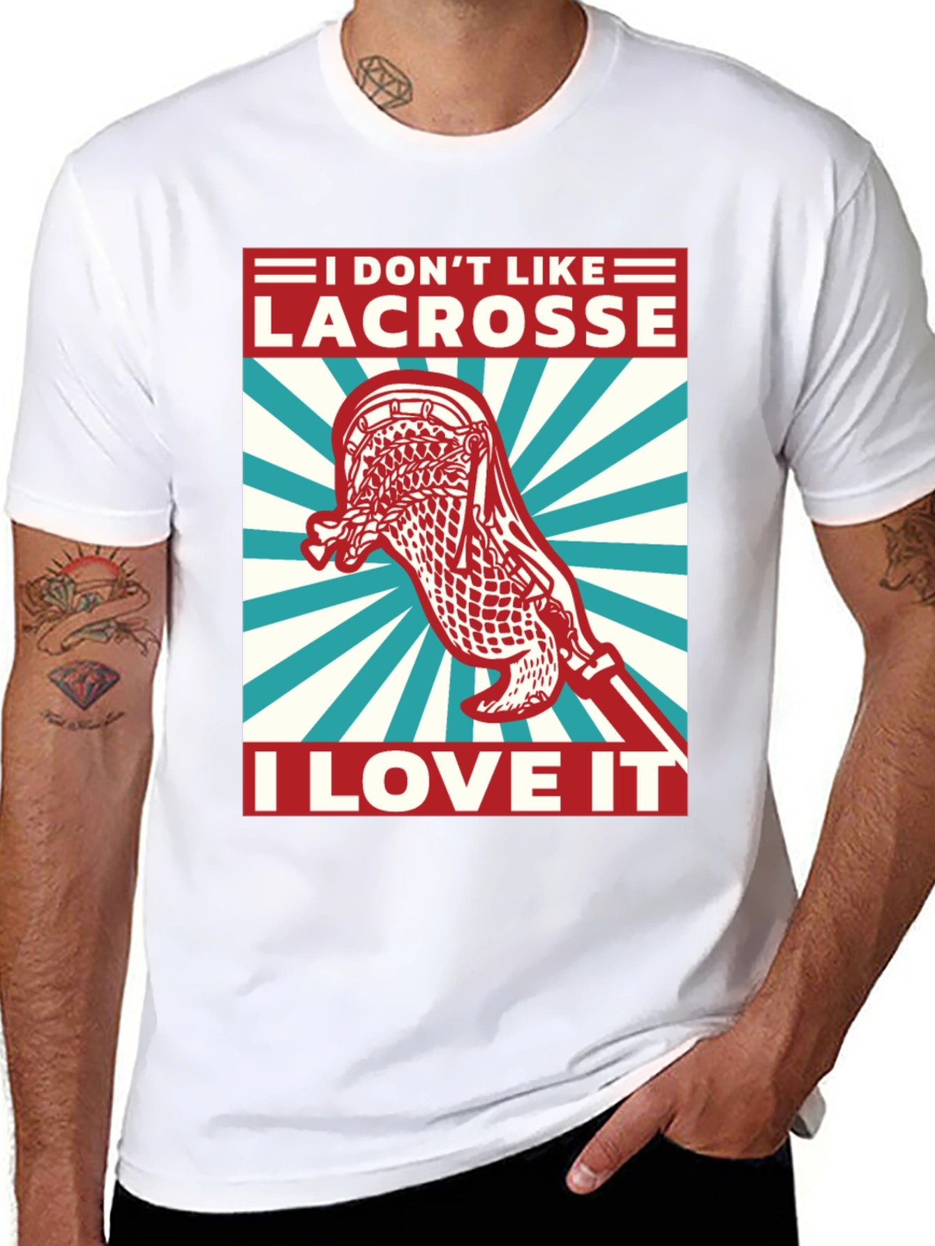 Lacrosse Lover Graphic T-Shirt