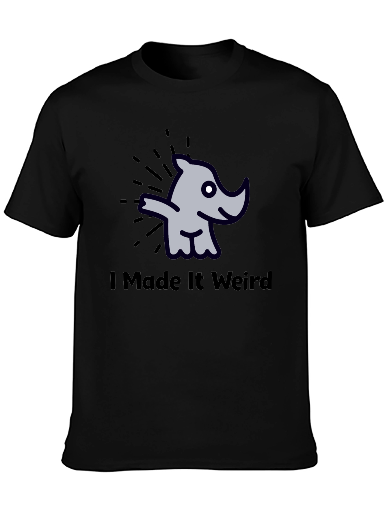 I Made It Weird Rhino Graphic T-Shirt