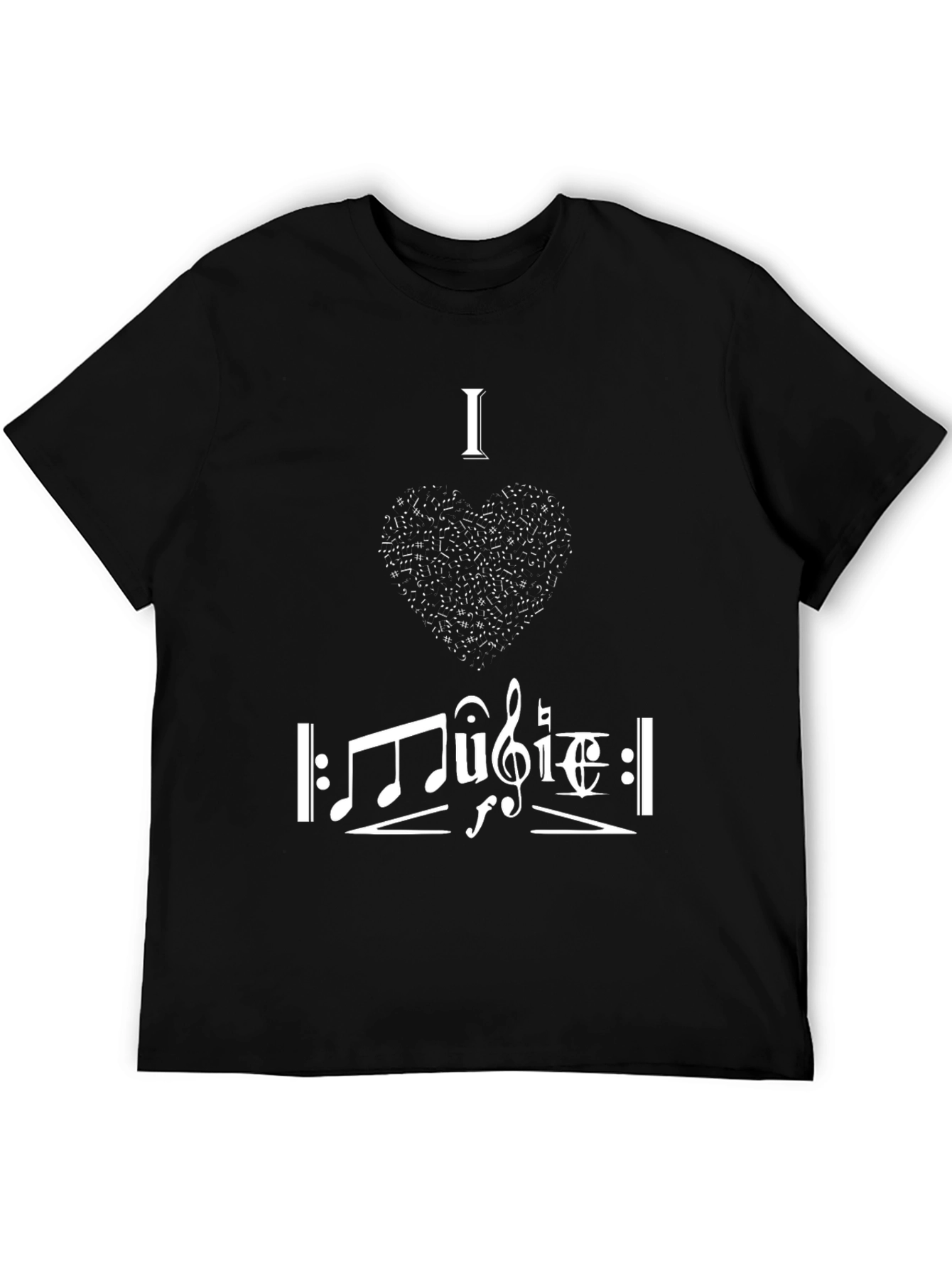 I Love Music Graphic T-Shirt