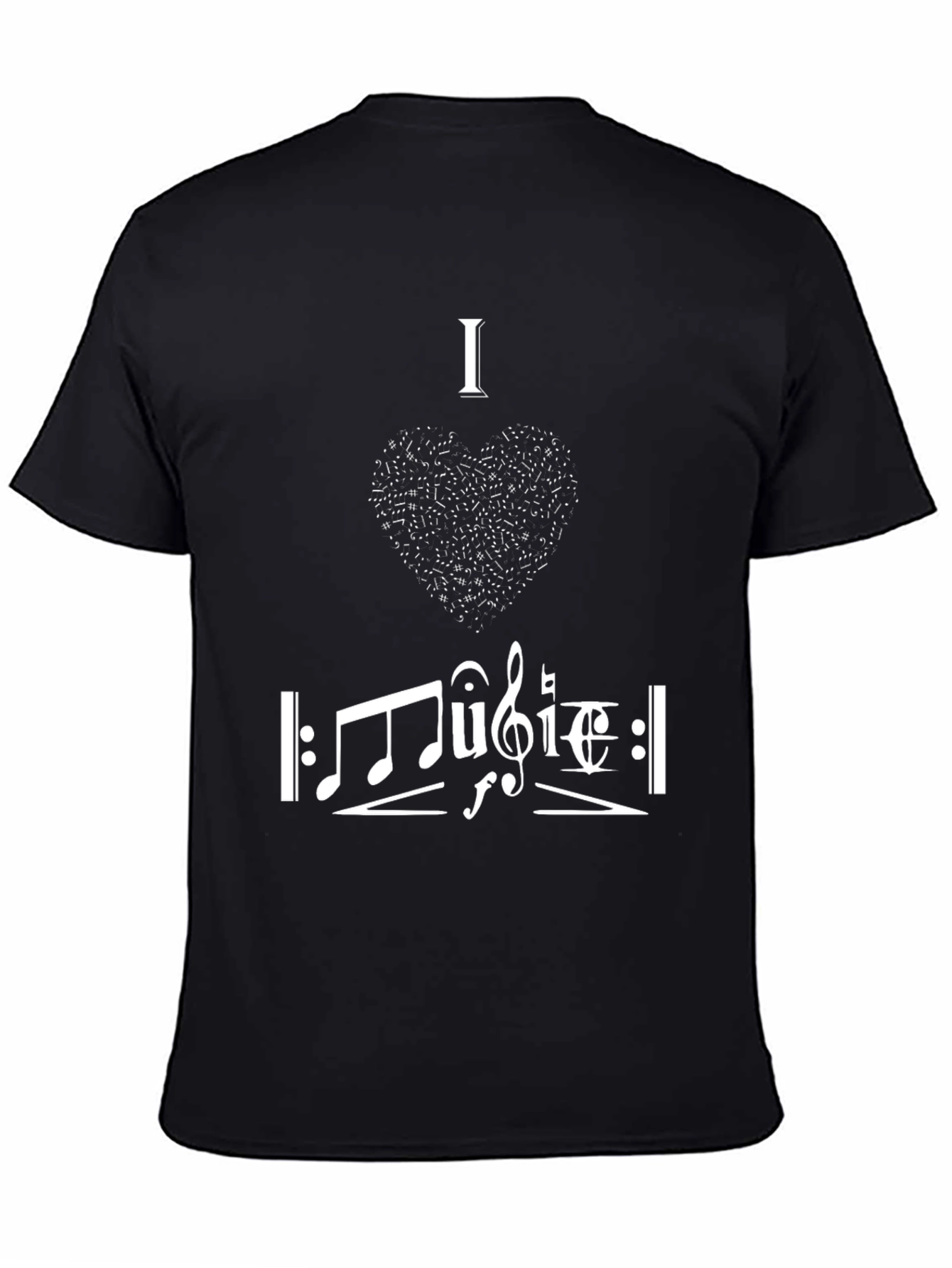 I Love Music Graphic T-Shirt