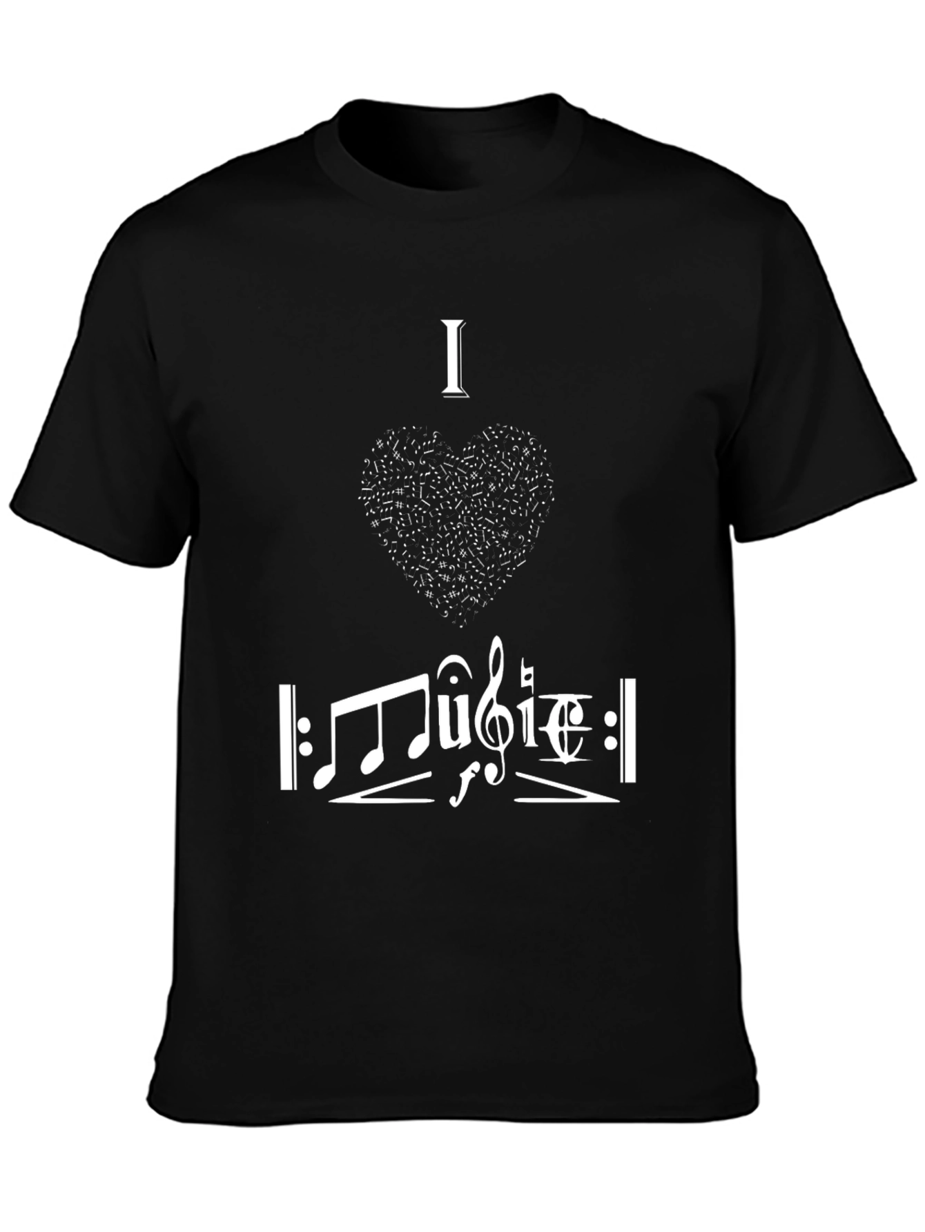 I Love Music Graphic T-Shirt