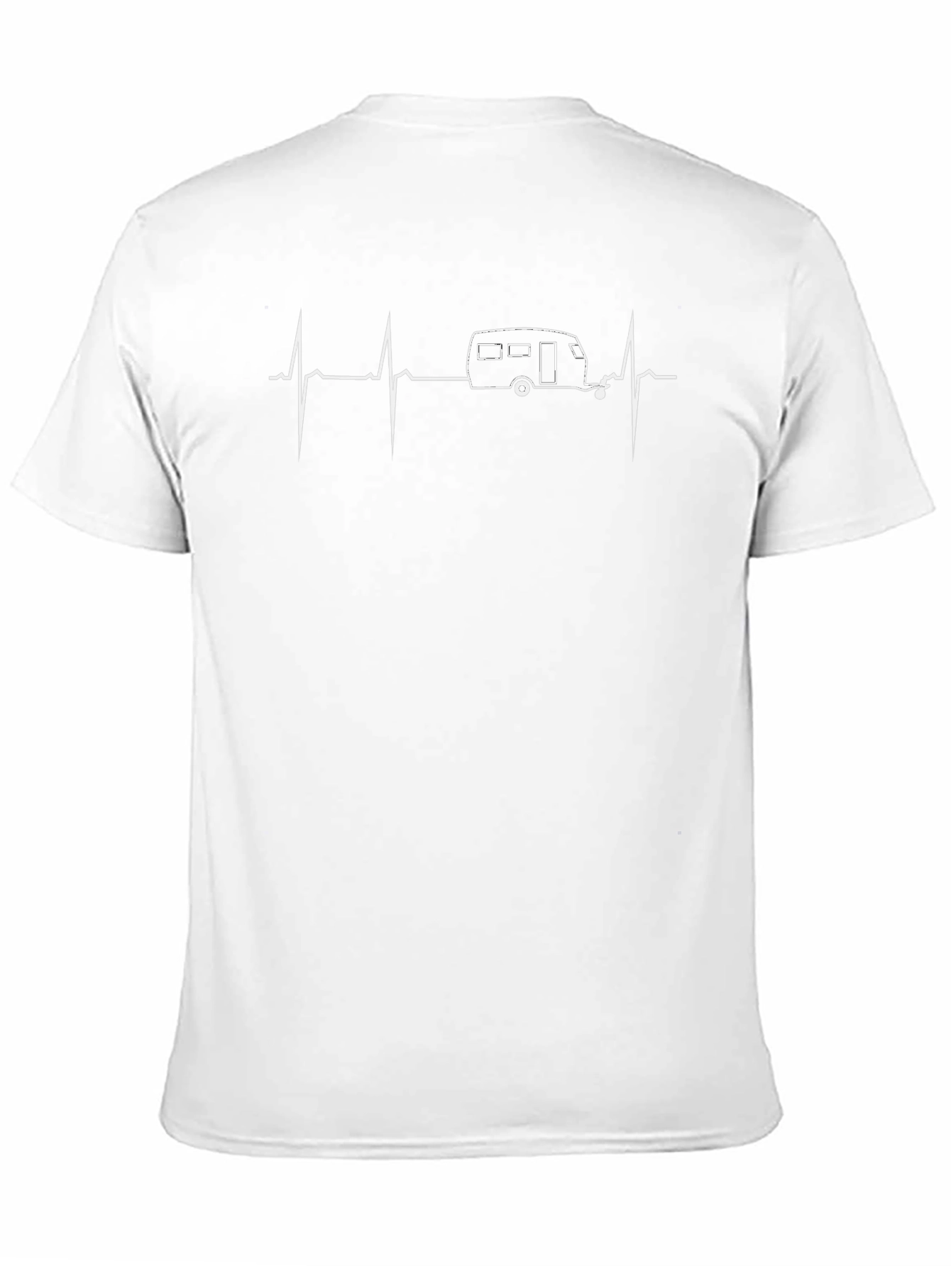 Camper Heartbeat T-Shirt - Road Trip Essential