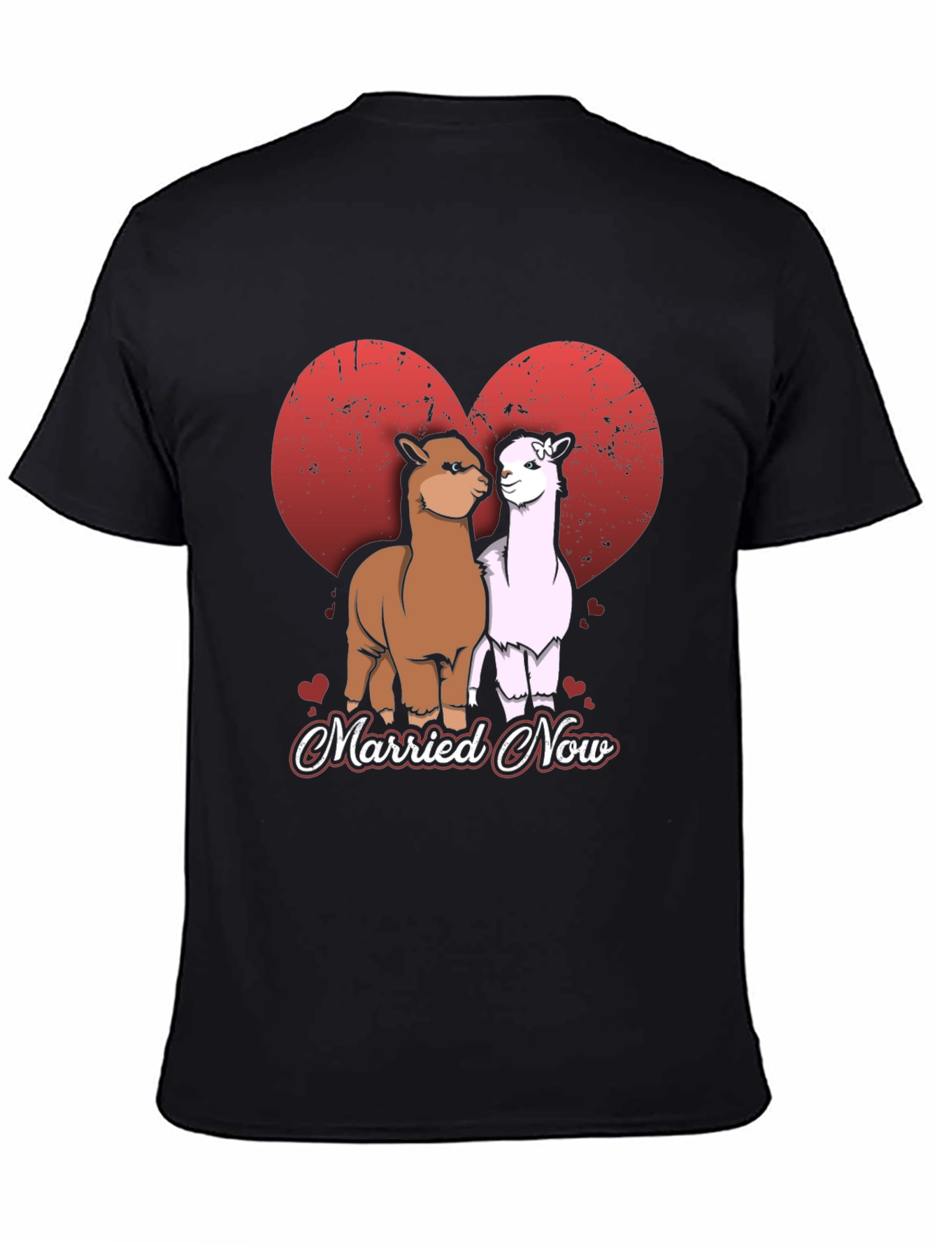 Married Now Alpaca Couple T-Shirt