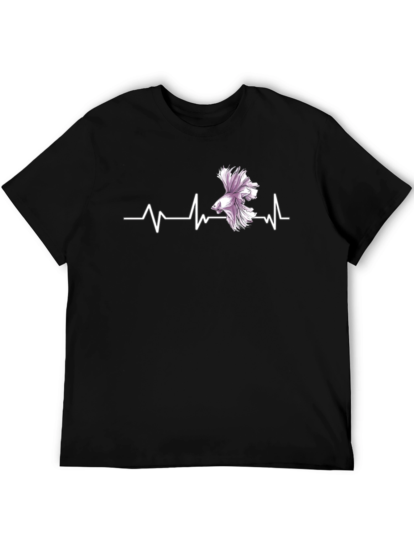 Betta Fish Heartbeat T-Shirt - Unique Graphic Tee