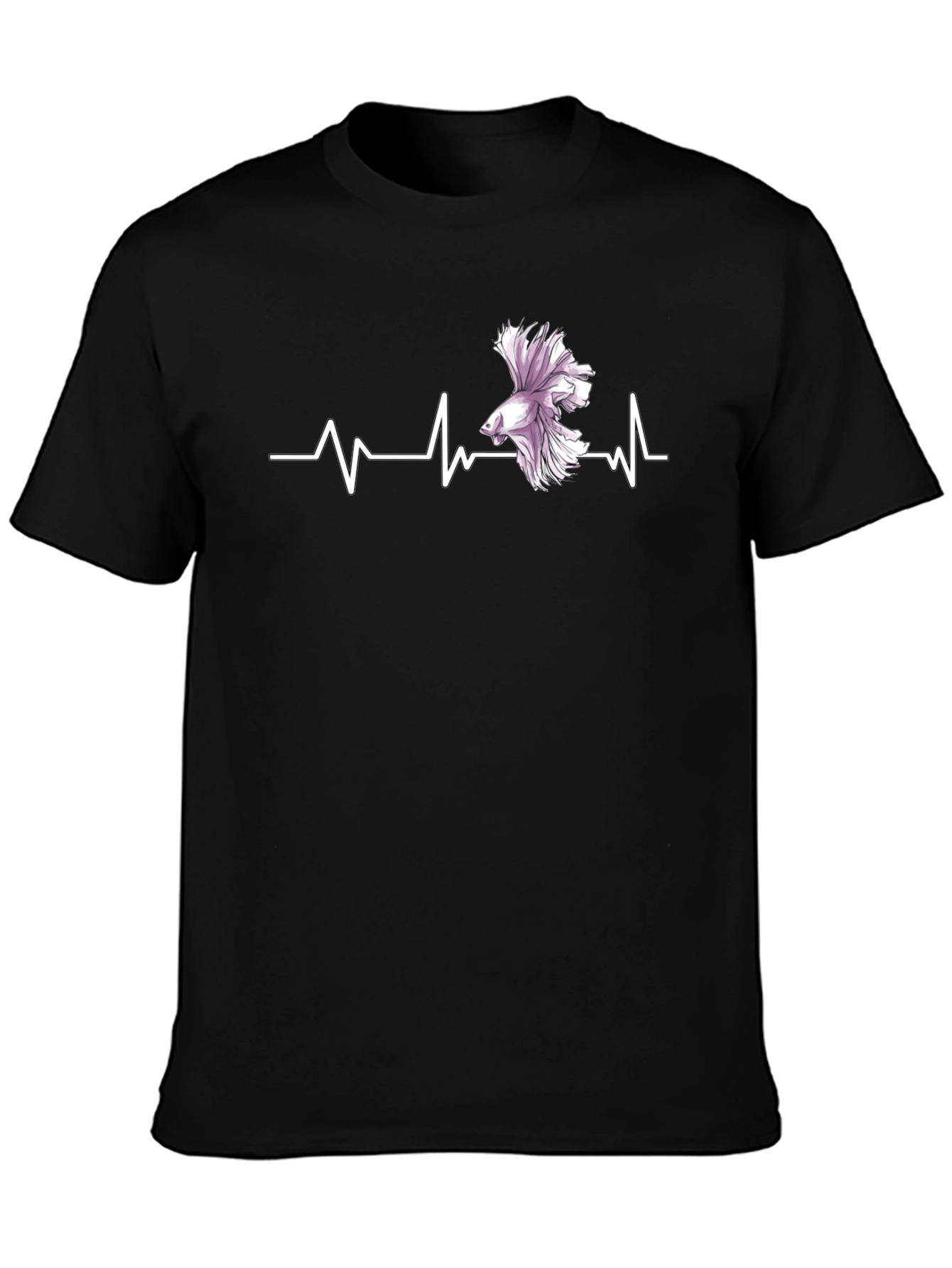 Betta Fish Heartbeat T-Shirt - Unique Graphic Tee