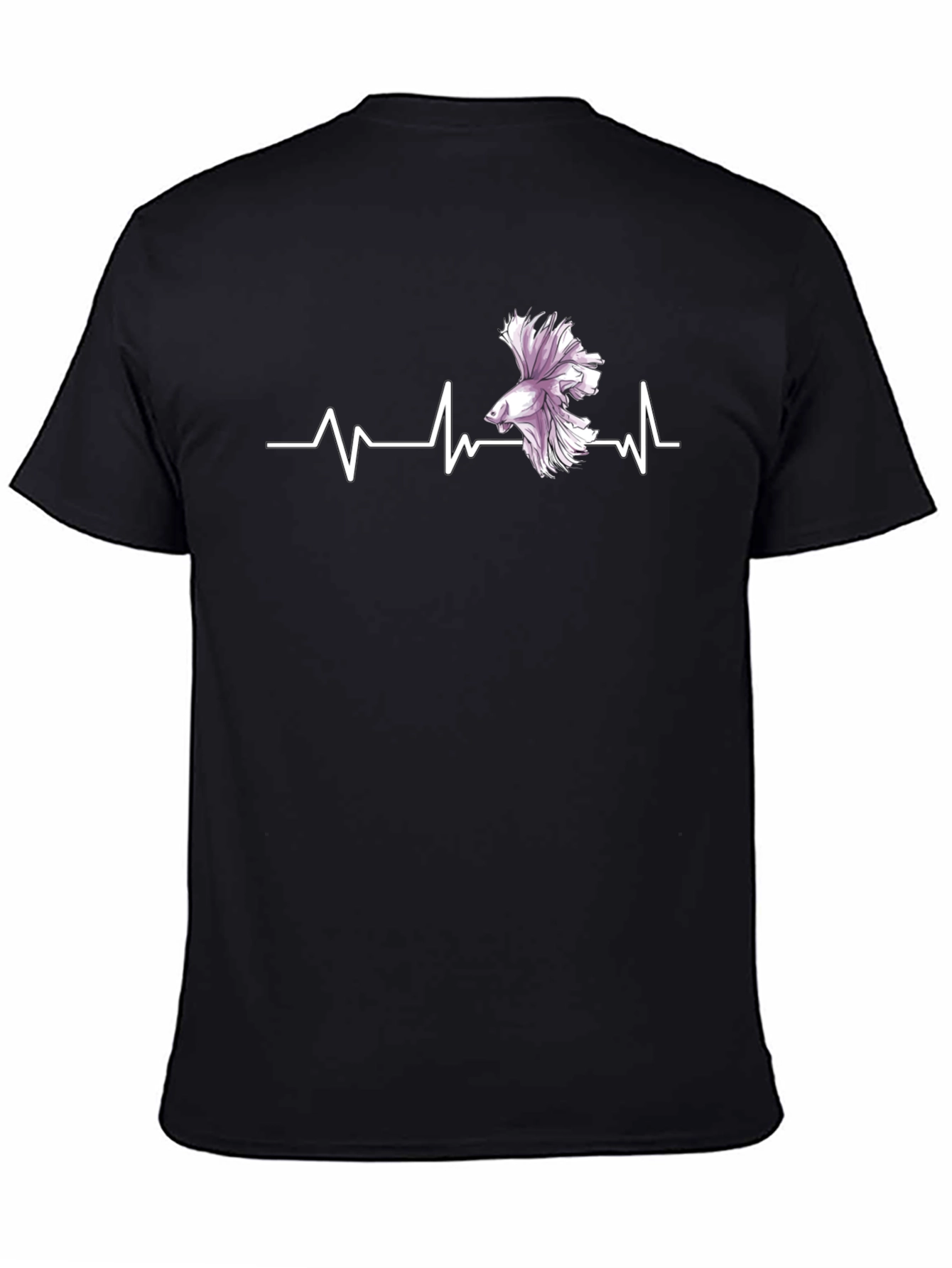 Betta Fish Heartbeat T-Shirt - Unique Graphic Tee