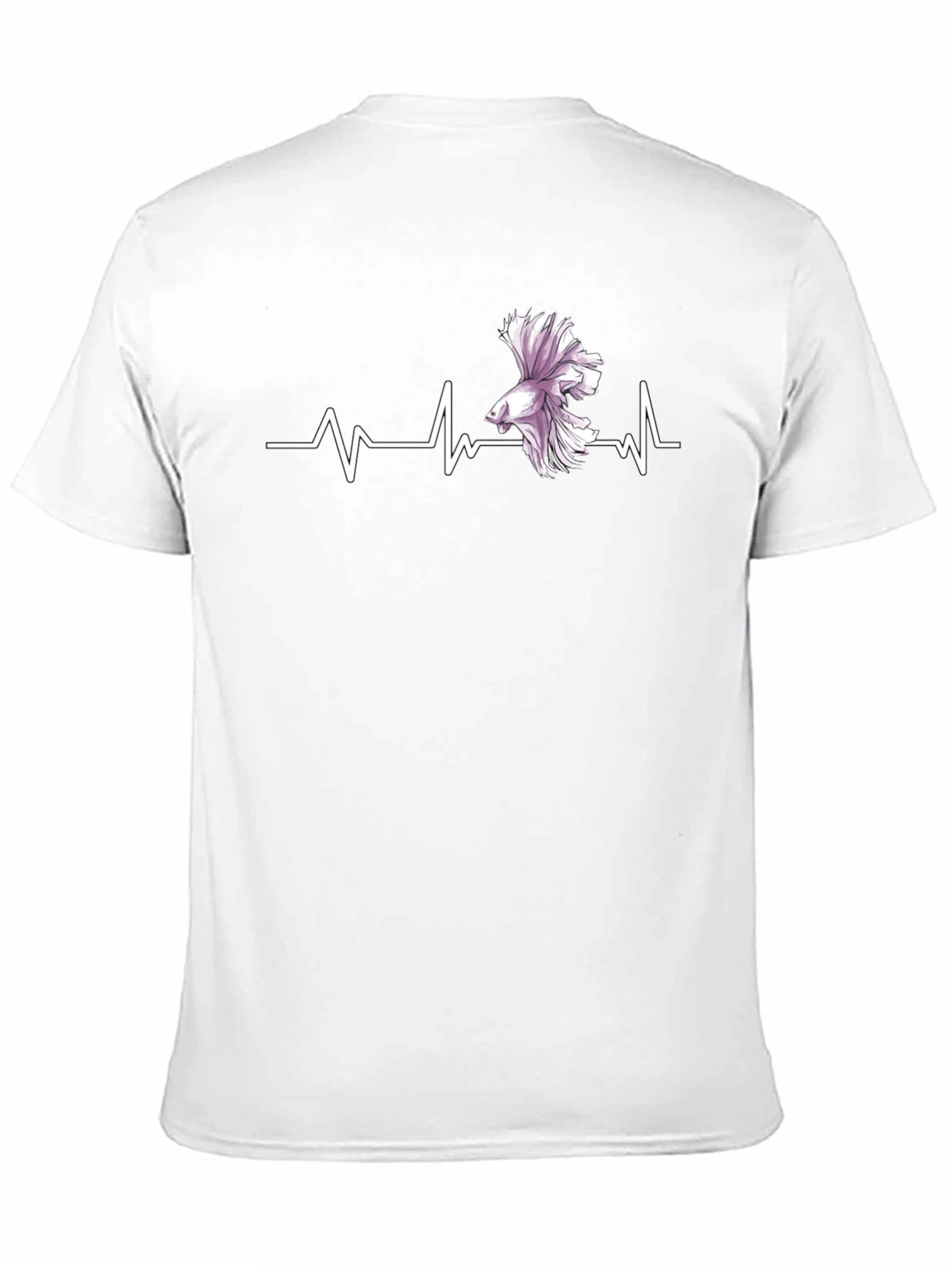 Betta Fish Heartbeat T-Shirt - Unique Graphic Tee