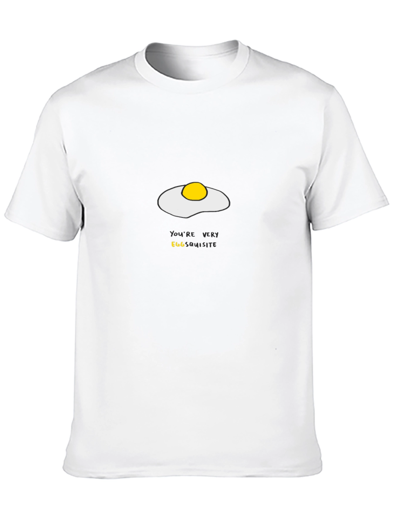 Egg-cellent Humor Tee - Egg-squisite Graphic T-Shirt