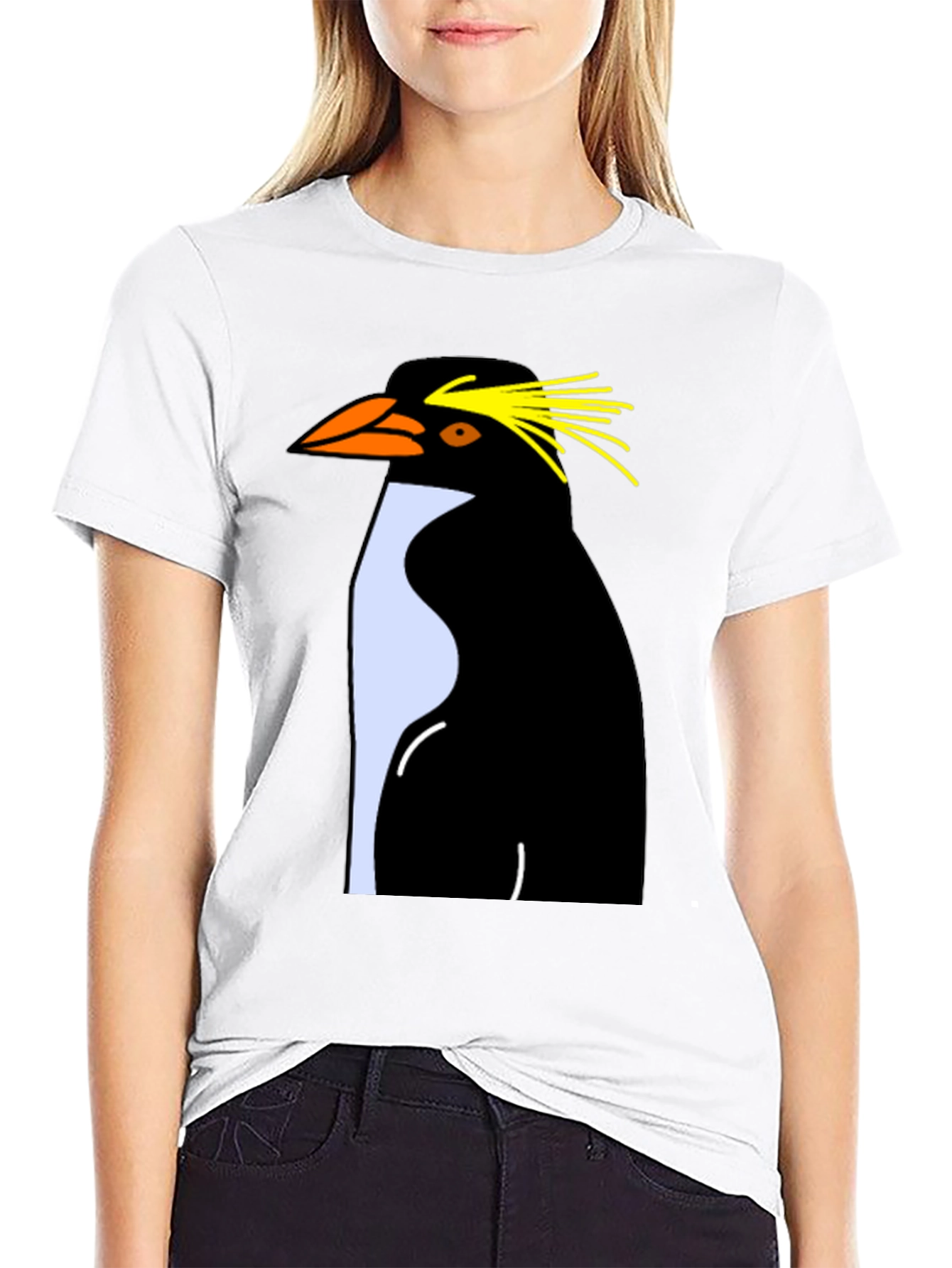 Rockhopper Penguin Graphic Tee - Black