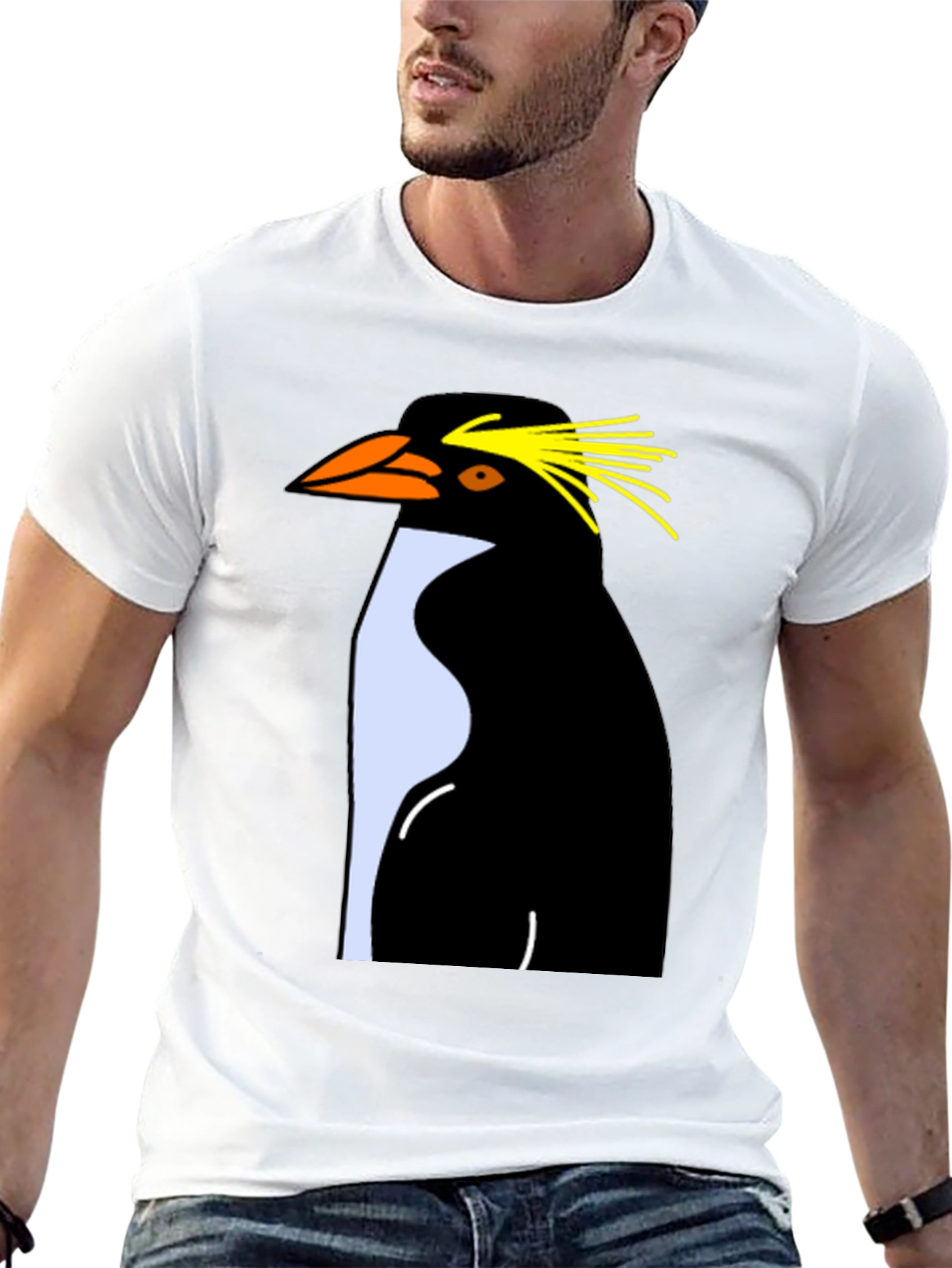 Rockhopper Penguin Graphic Tee - Black